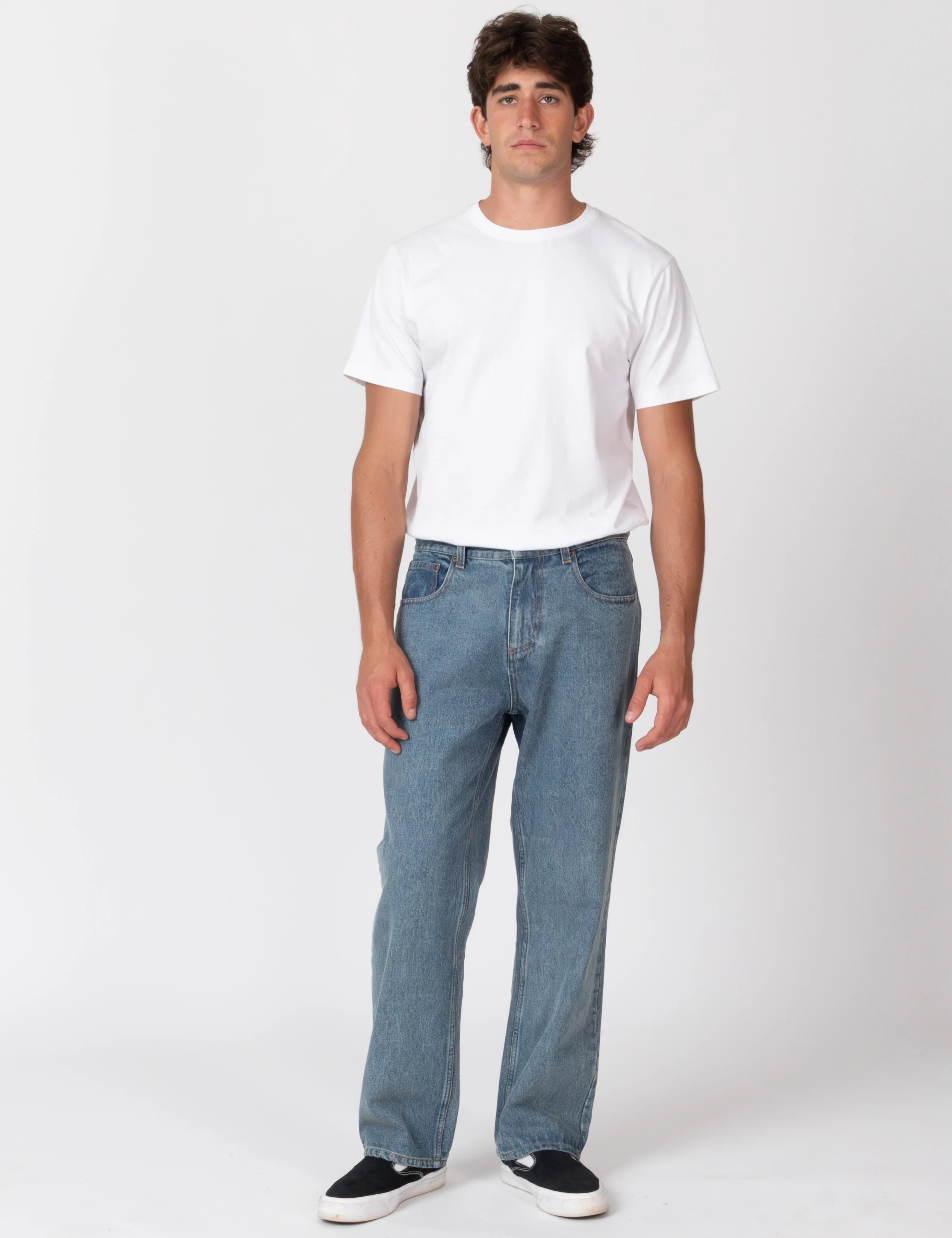 Fresno Loose Fit Denim - Vintage Blue - Image 6