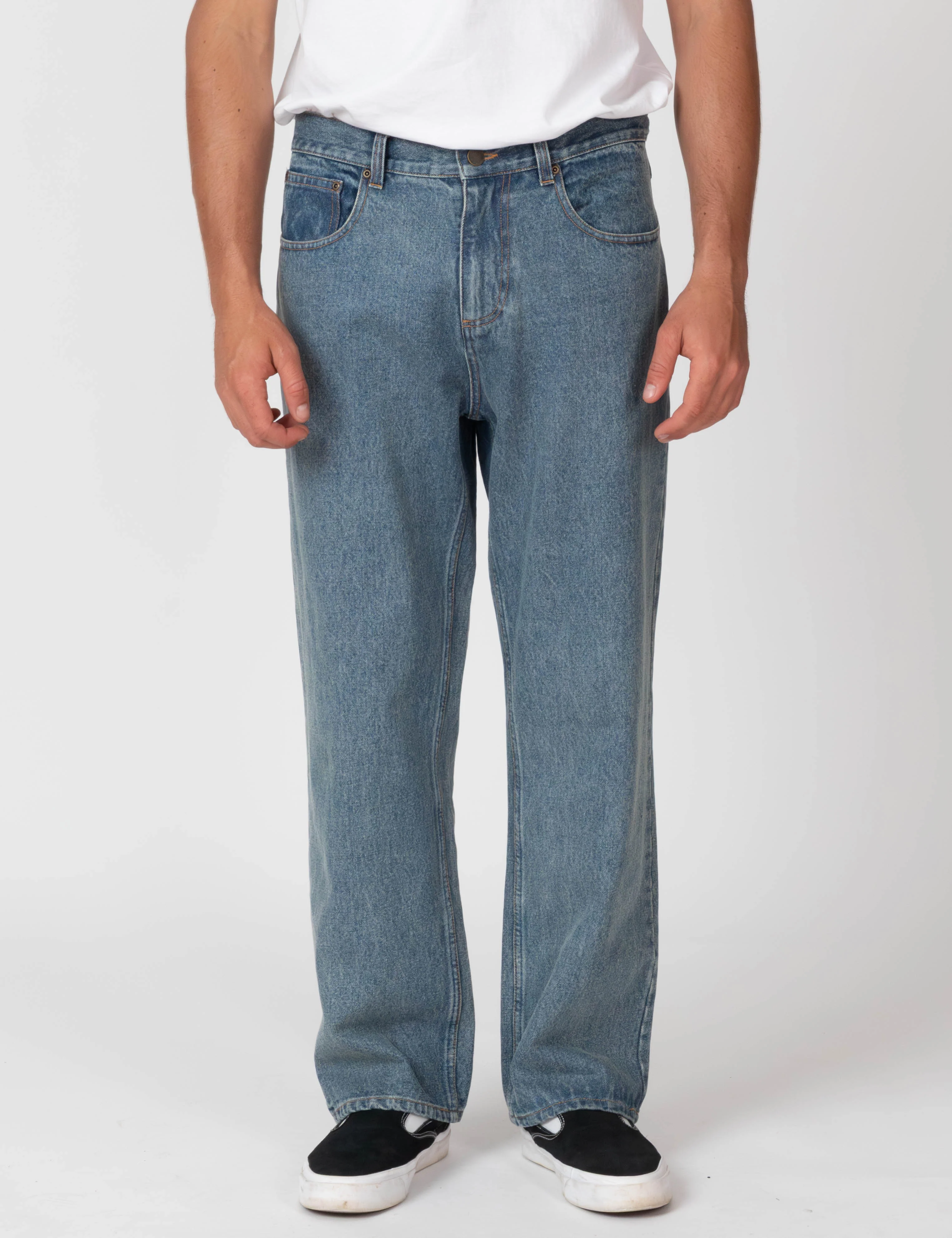 Fresno Loose Fit Denim - Vintage Blue - Image 7