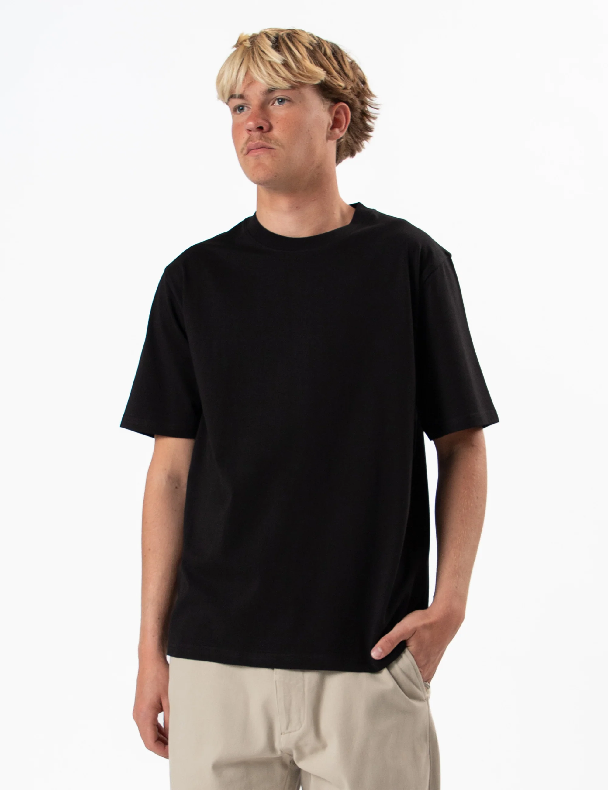Heavy Weight Tee - Black - Image 6