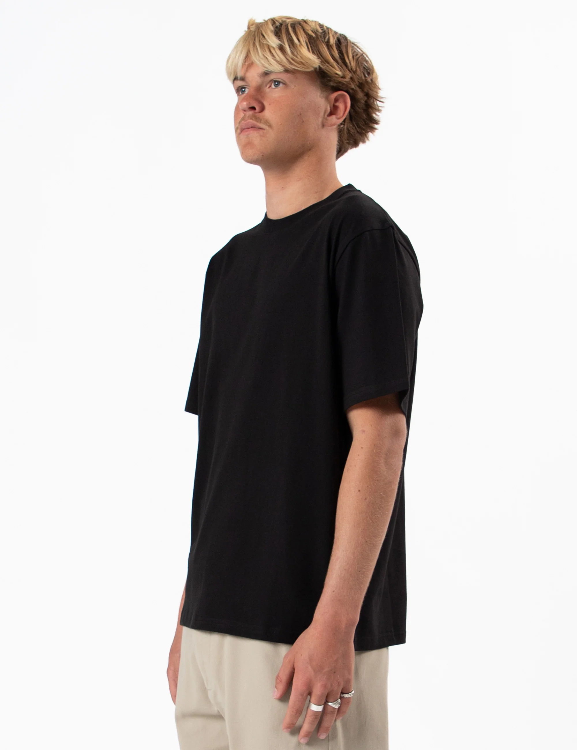 Heavy Weight Tee - Black - Image 7