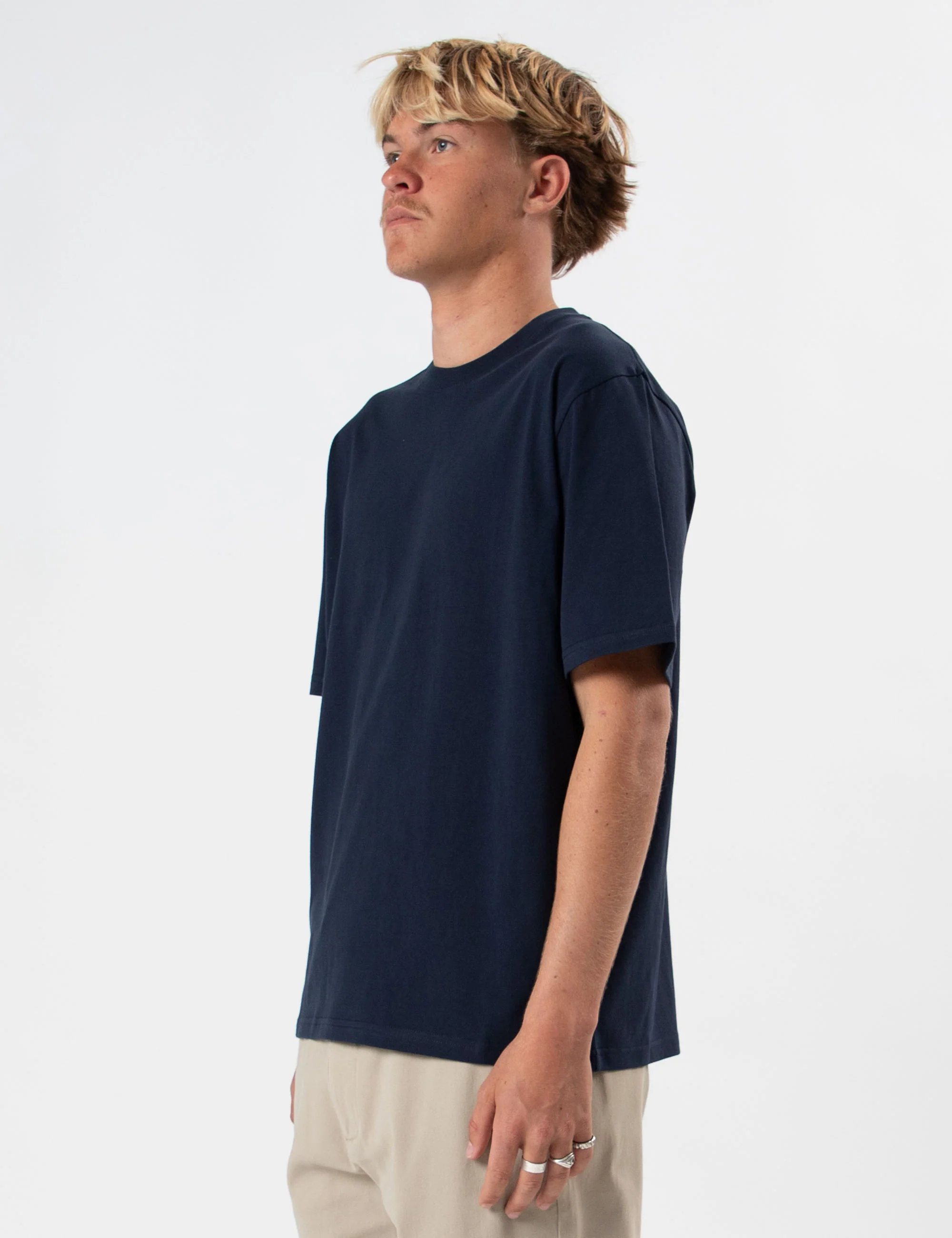 Heavy Weight Tee - Navy - Image 7