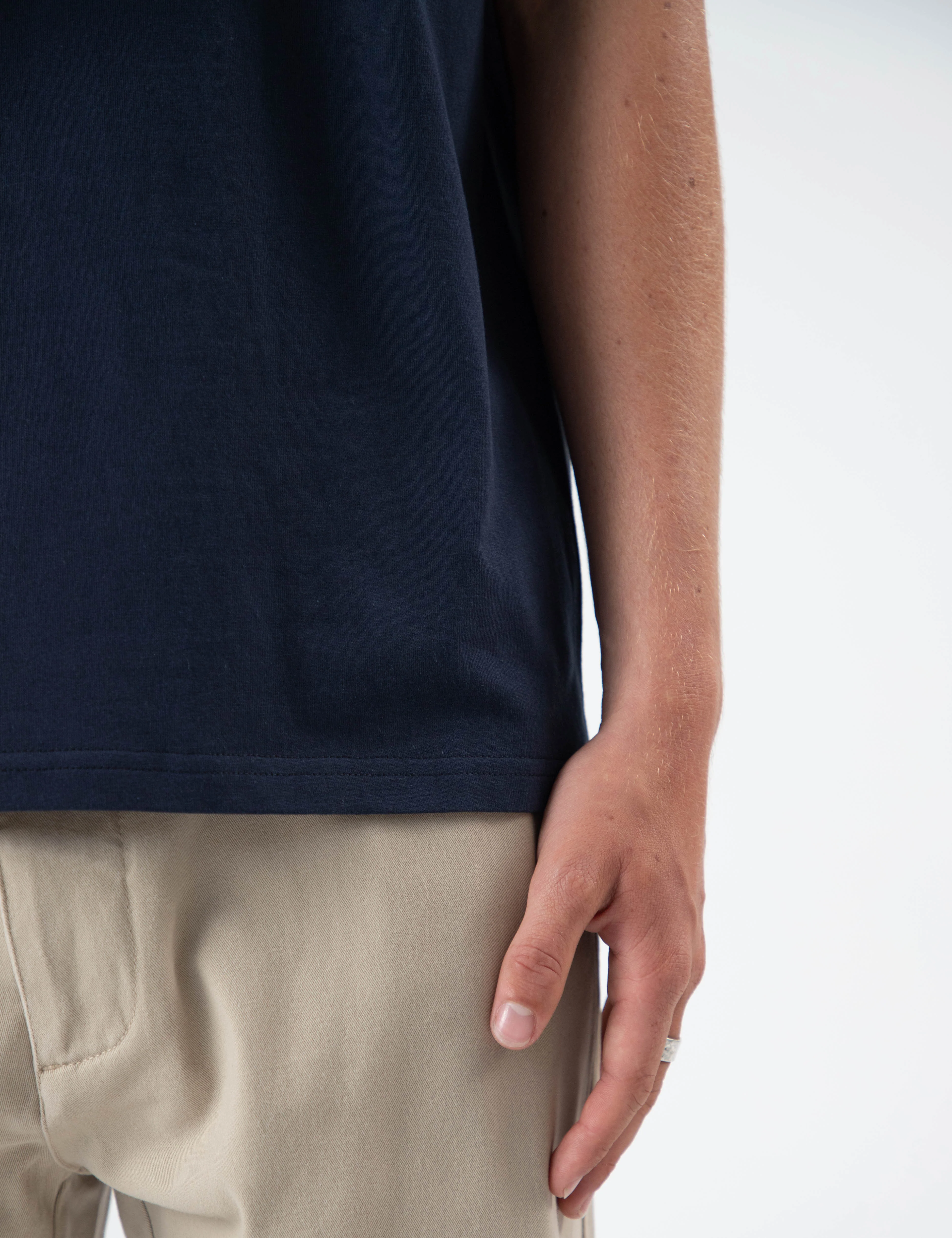 Heavy Weight Tee - Navy - Image 9