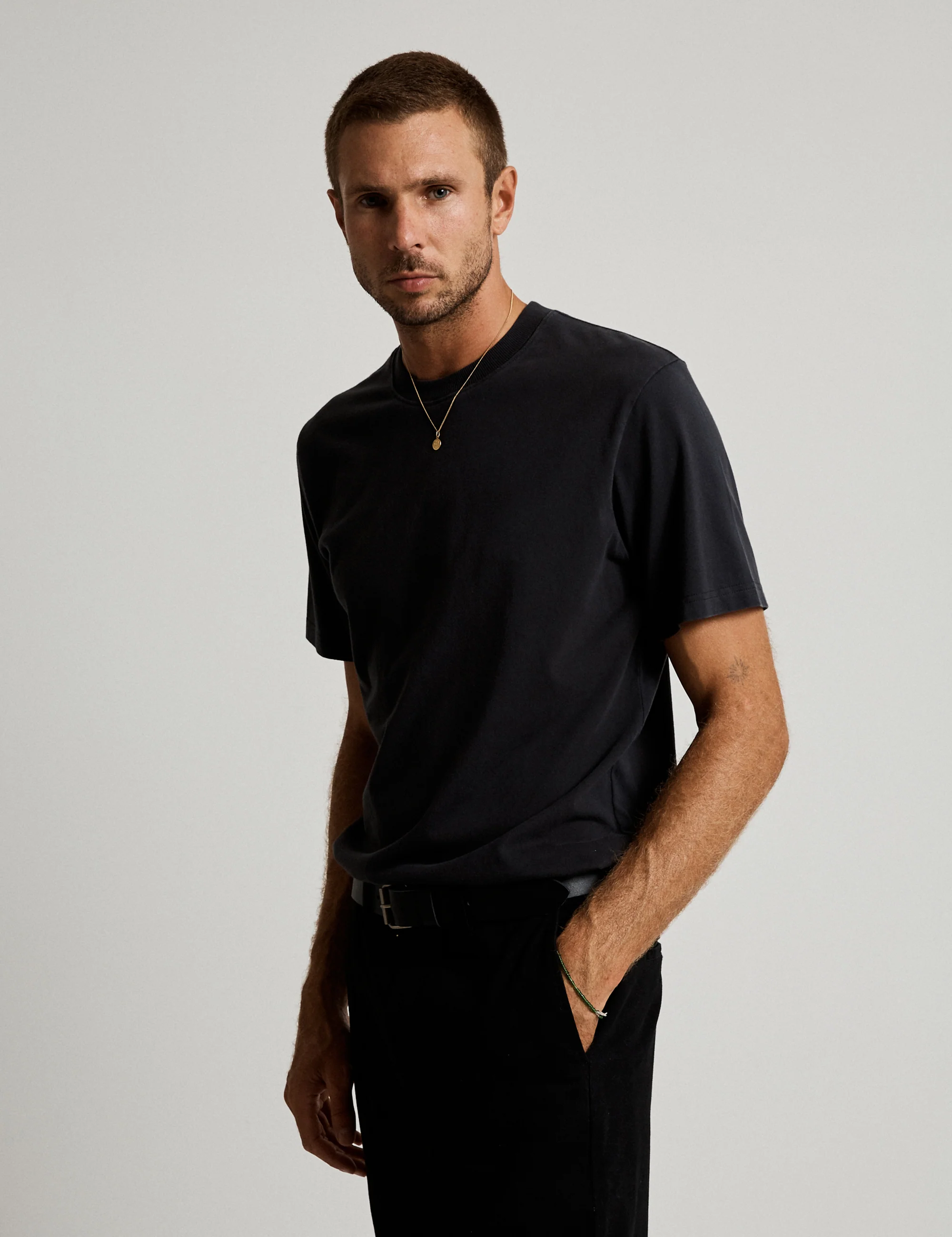 Heavy Weight Tee - Washed Black - Image 6