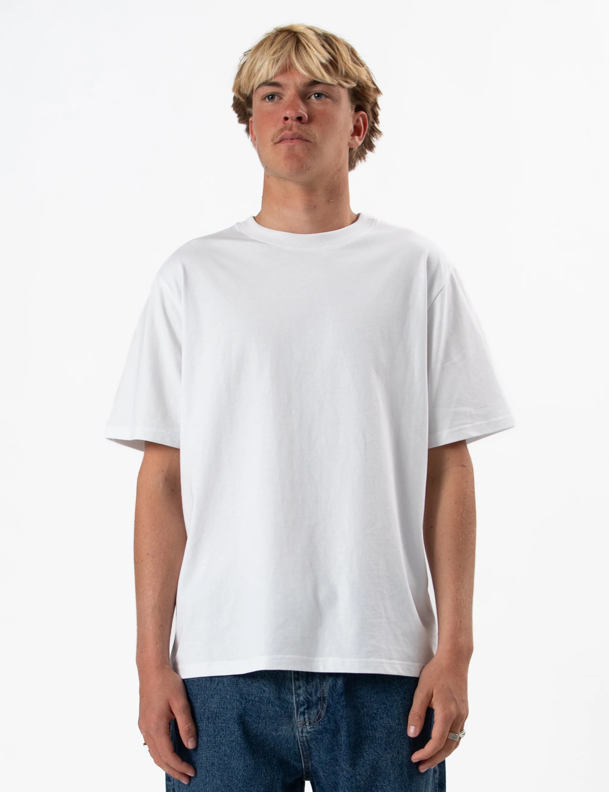 Heavy Weight Tee - White - Image 3