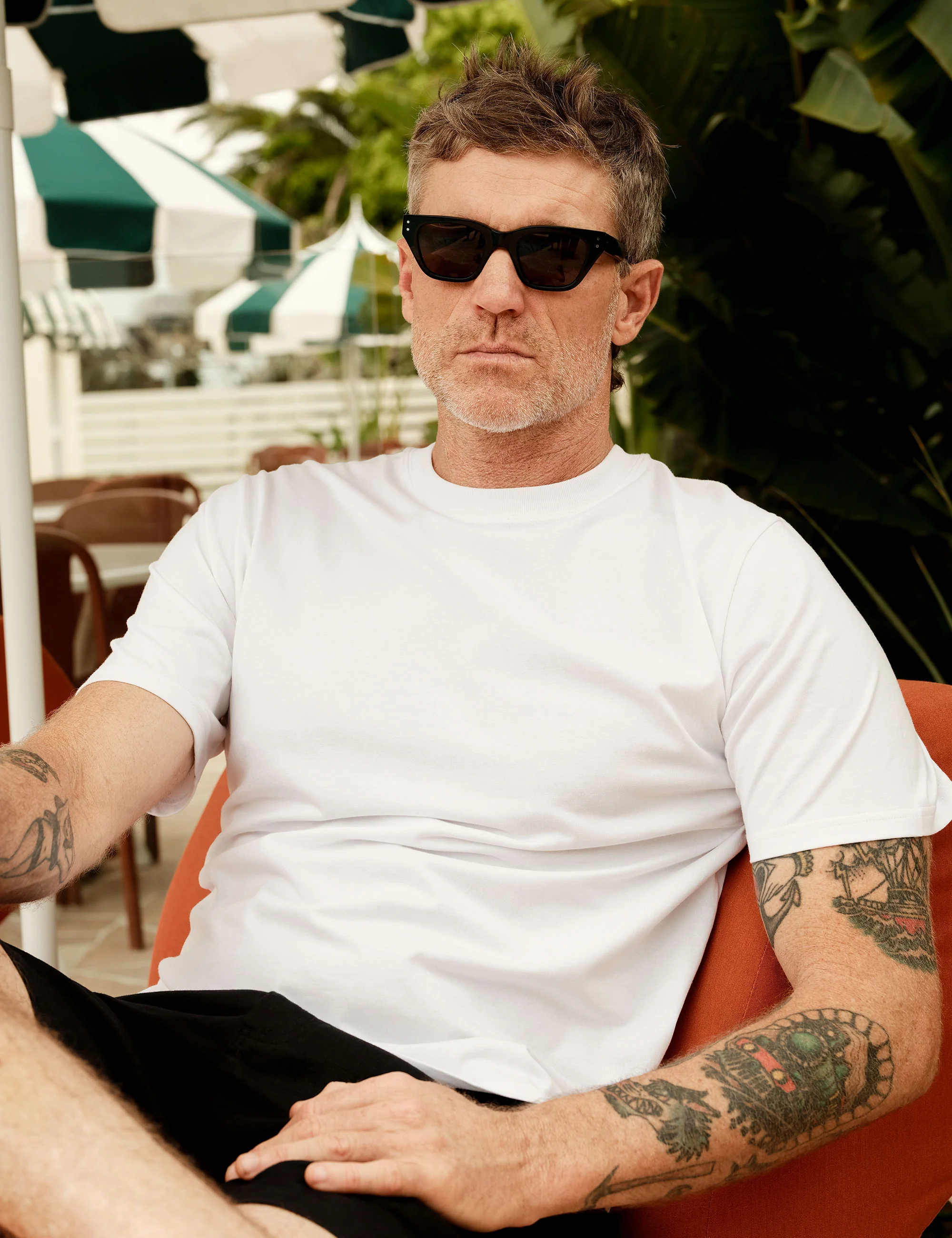 Heavy Weight Tee - White - Image 4