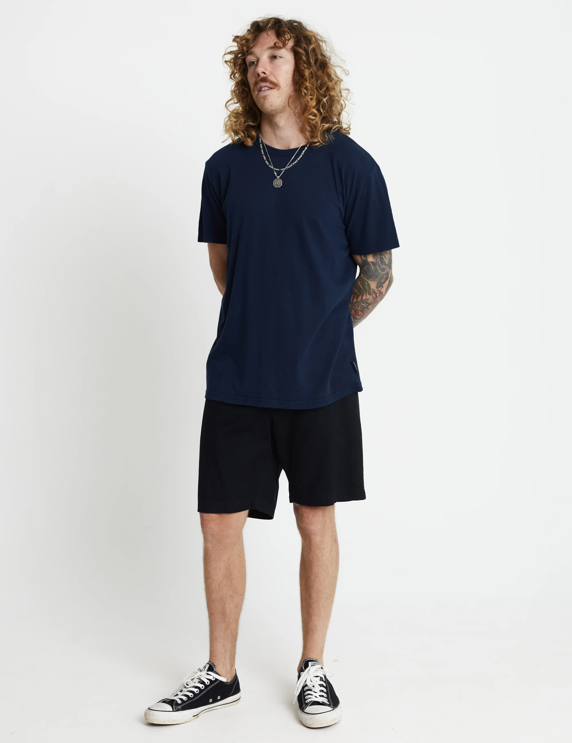 Hemp Tee - Navy - Image 4