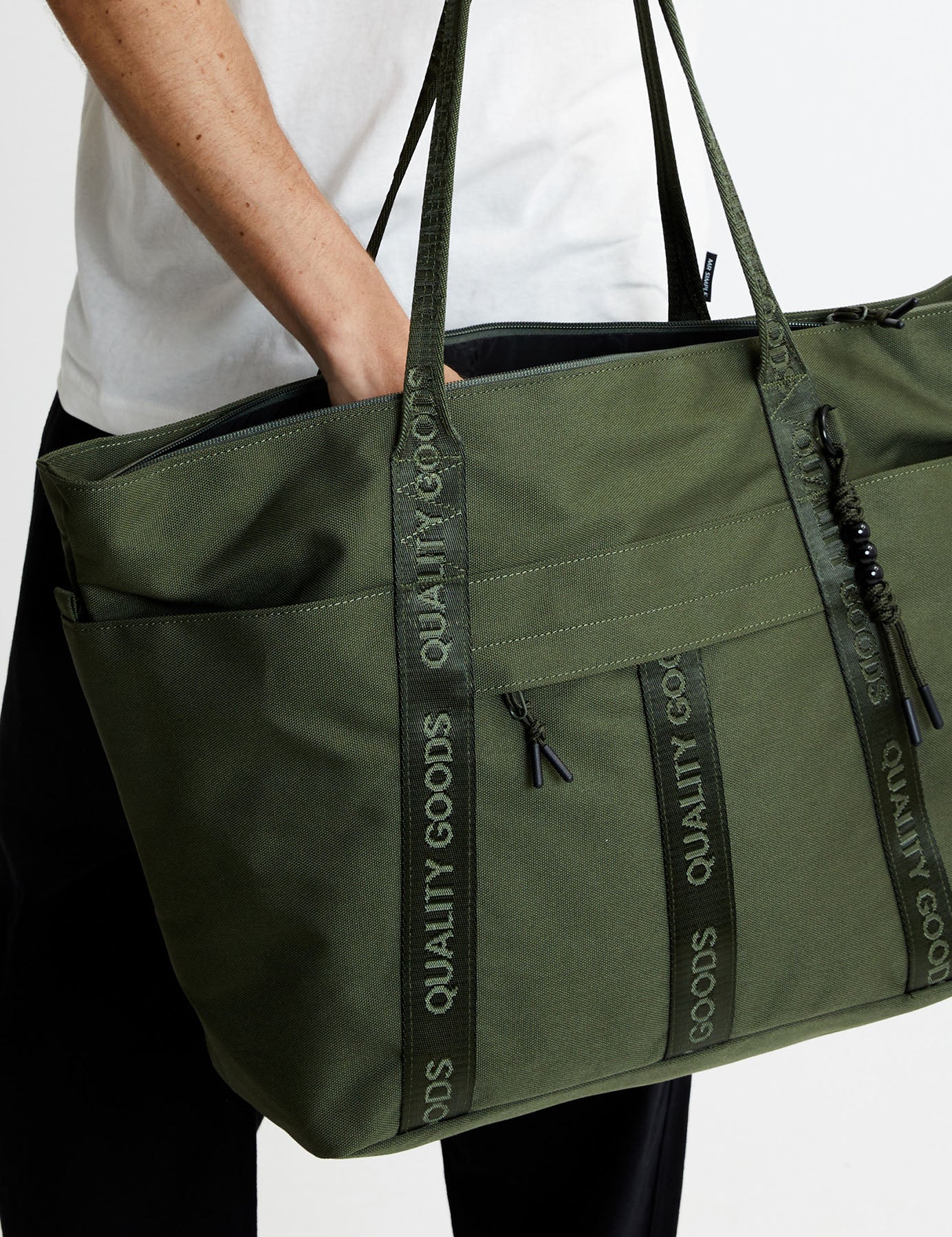 Jasper Tote Large - Army - Image 7