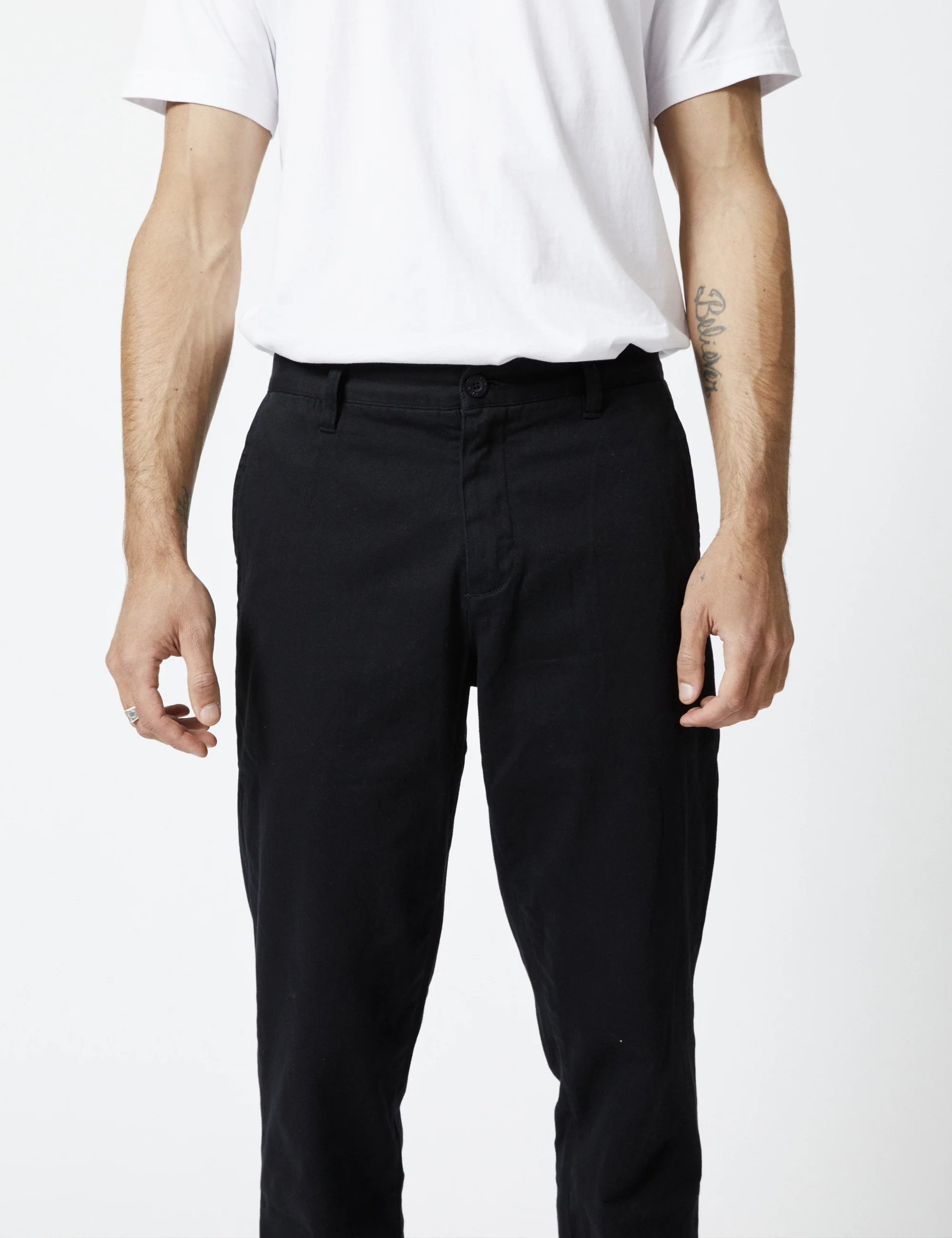 Maxwell Slim Chino - Black - Image 5