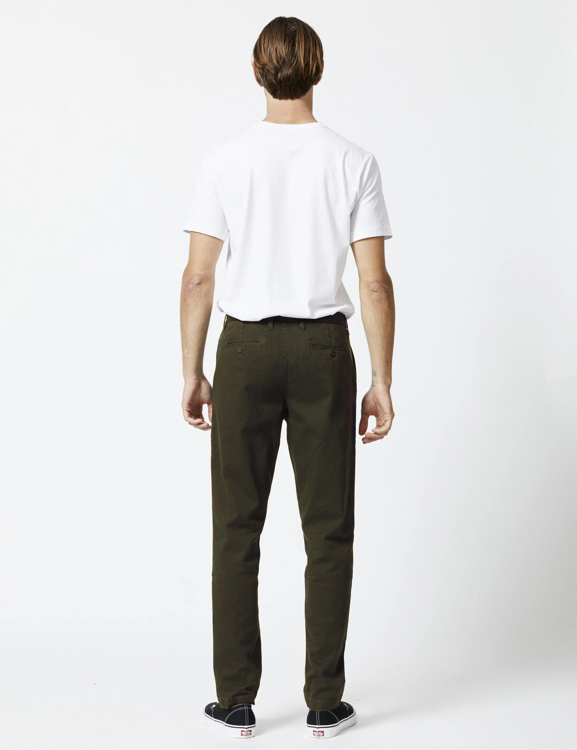 Maxwell Slim Chino - Dark Green - Image 4