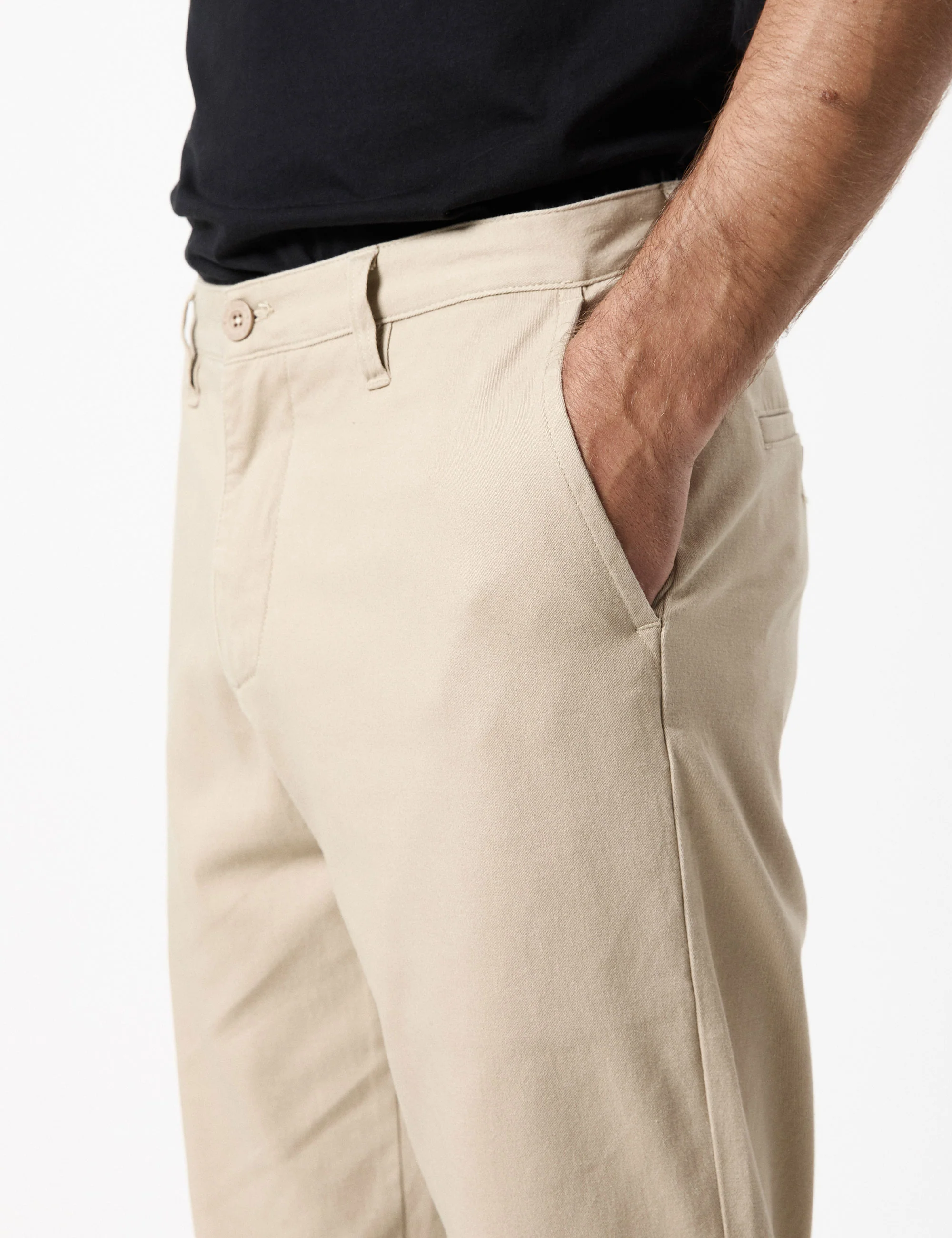 Maxwell Slim Chino - Stone - Image 4