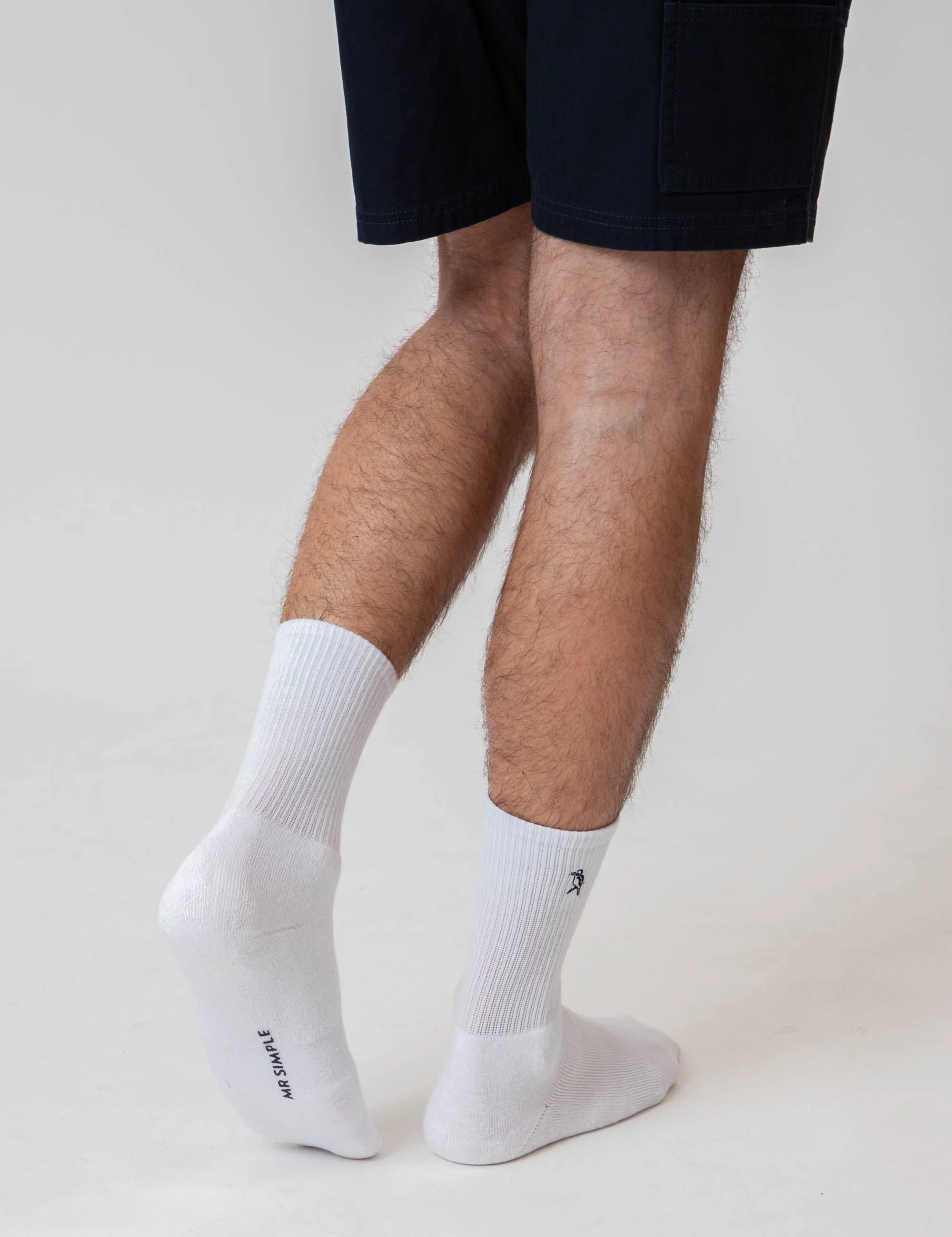 Mister Socks 3 Pack - White - Image 3