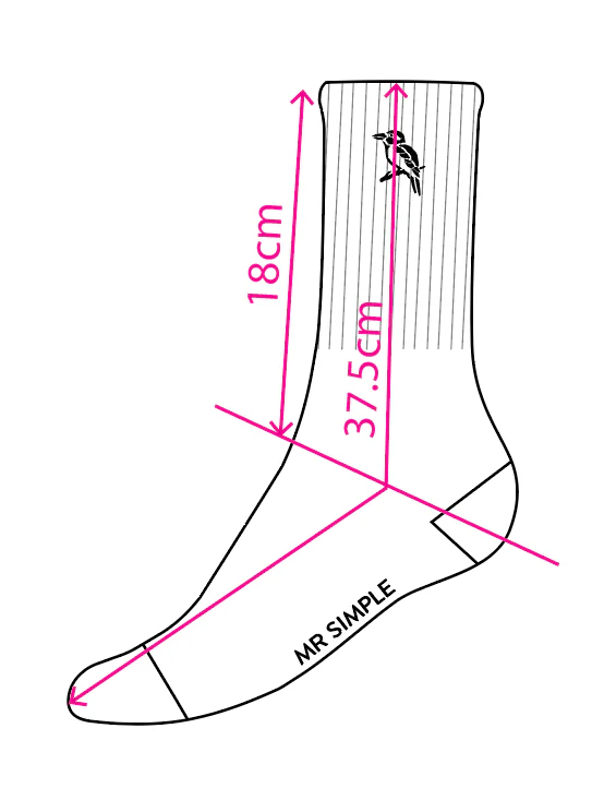 Mister Socks 3 Pack - White - Image 5