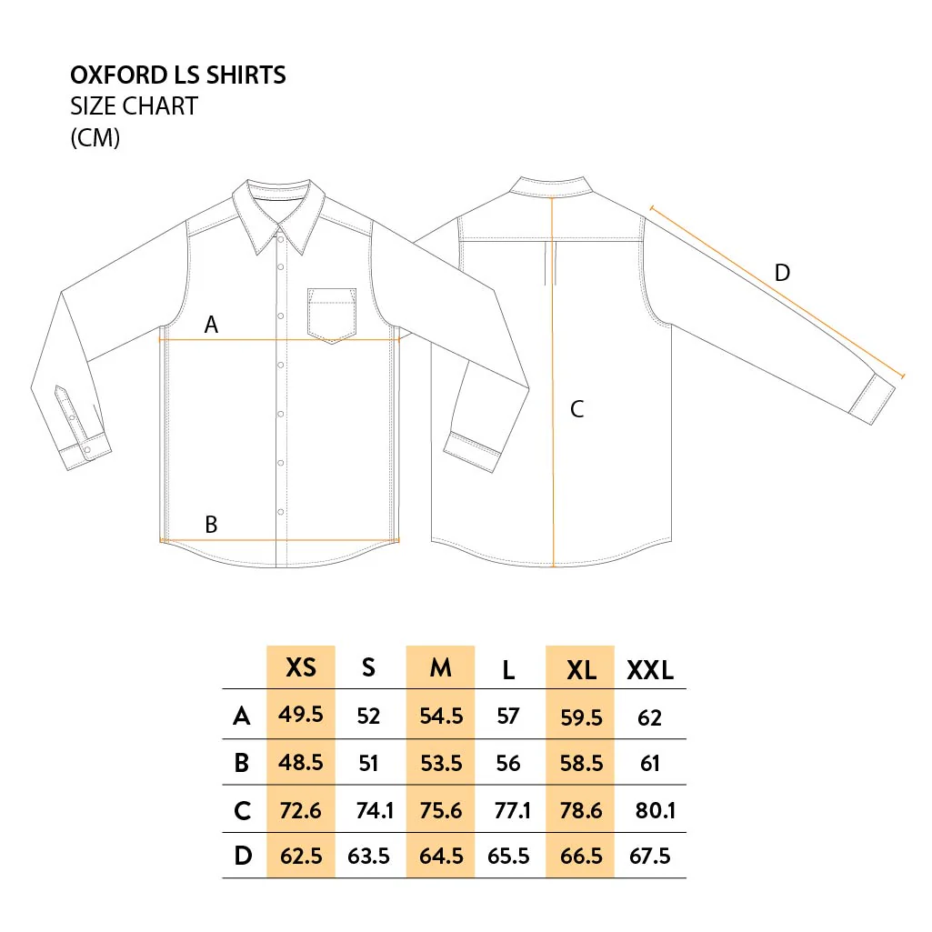 Oxford Long Sleeve Shirt - Navy - Image 13