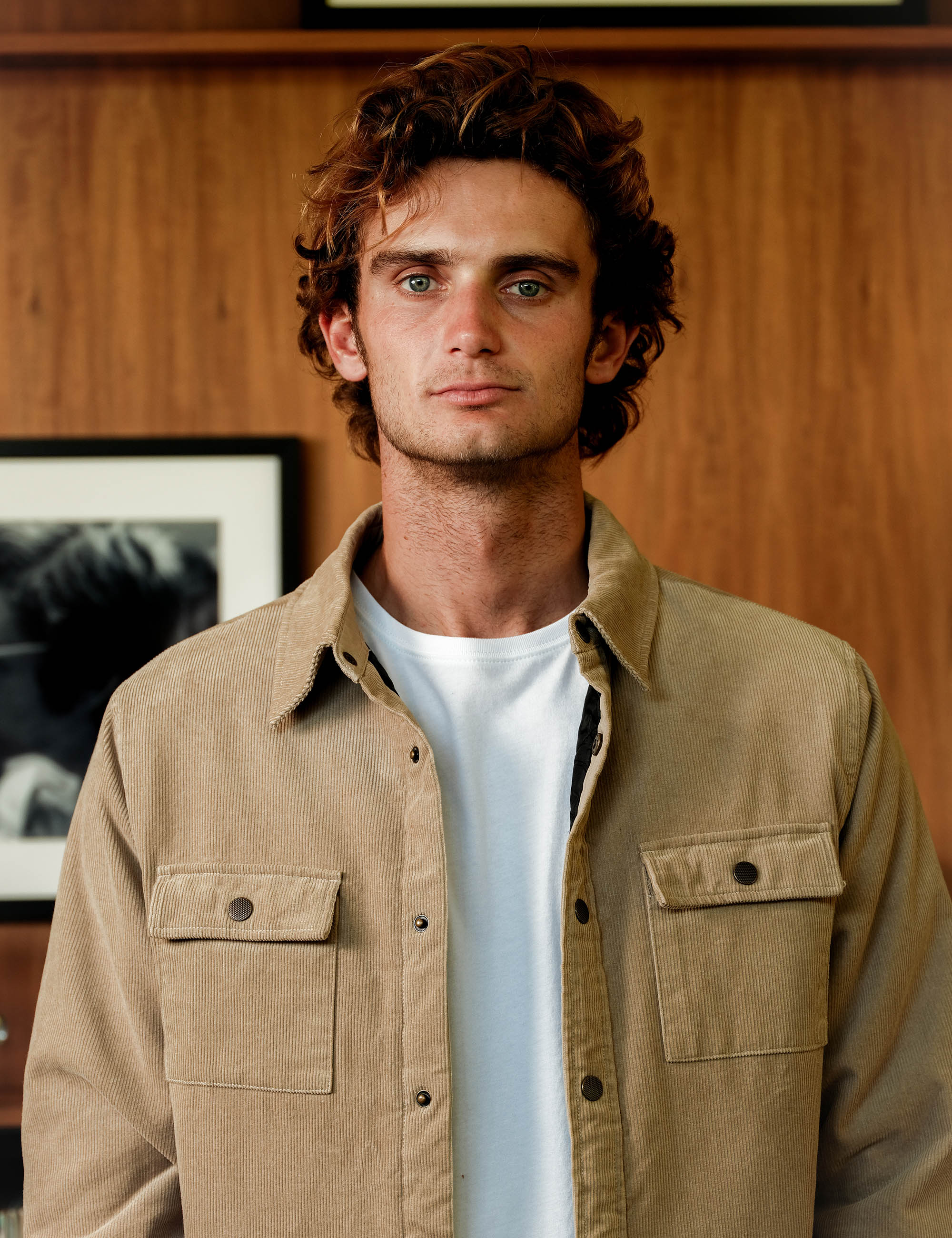 Quilted Cord Jacket - Stone - Image 11