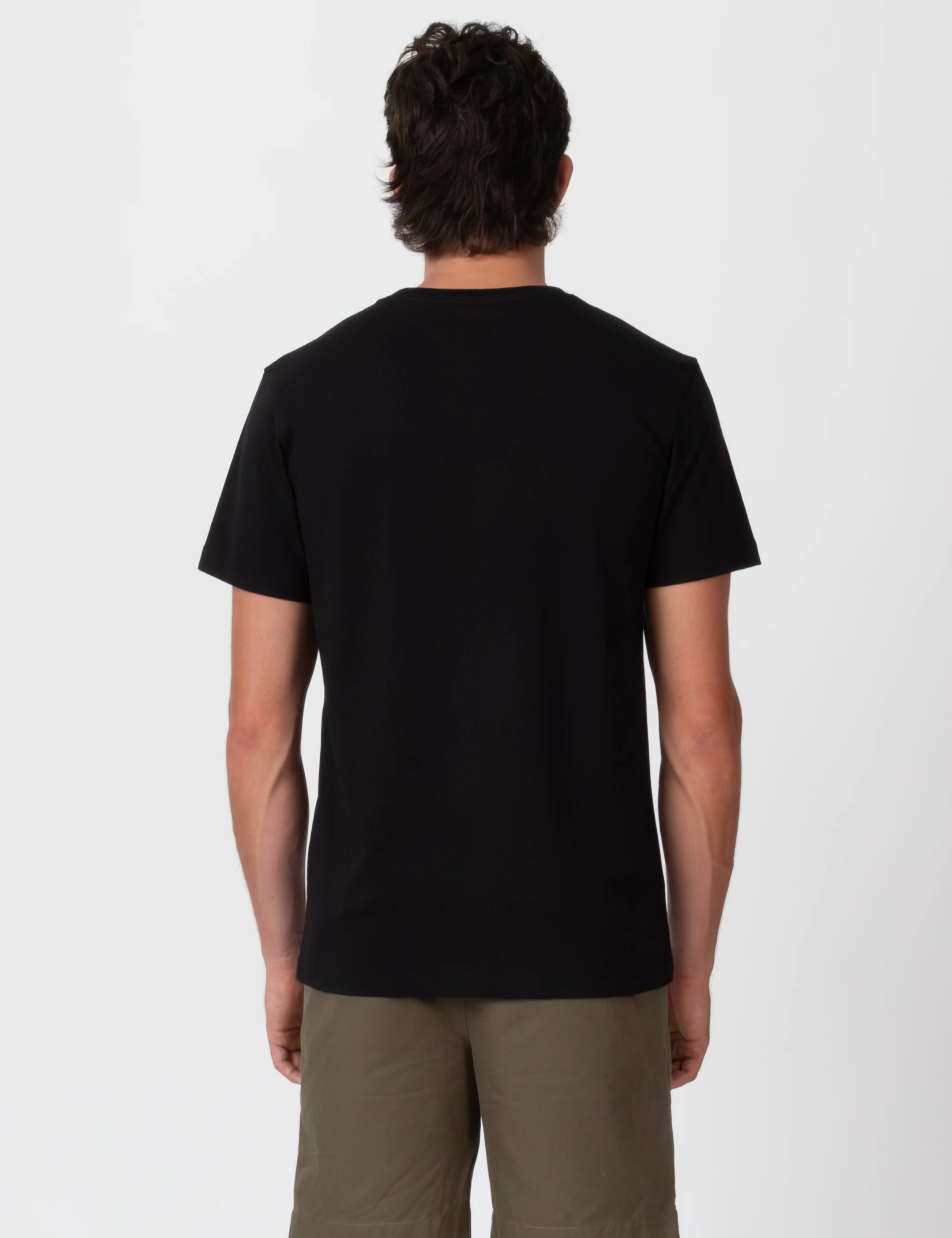 Reginald Organic Pocket Tee - Black - Image 4