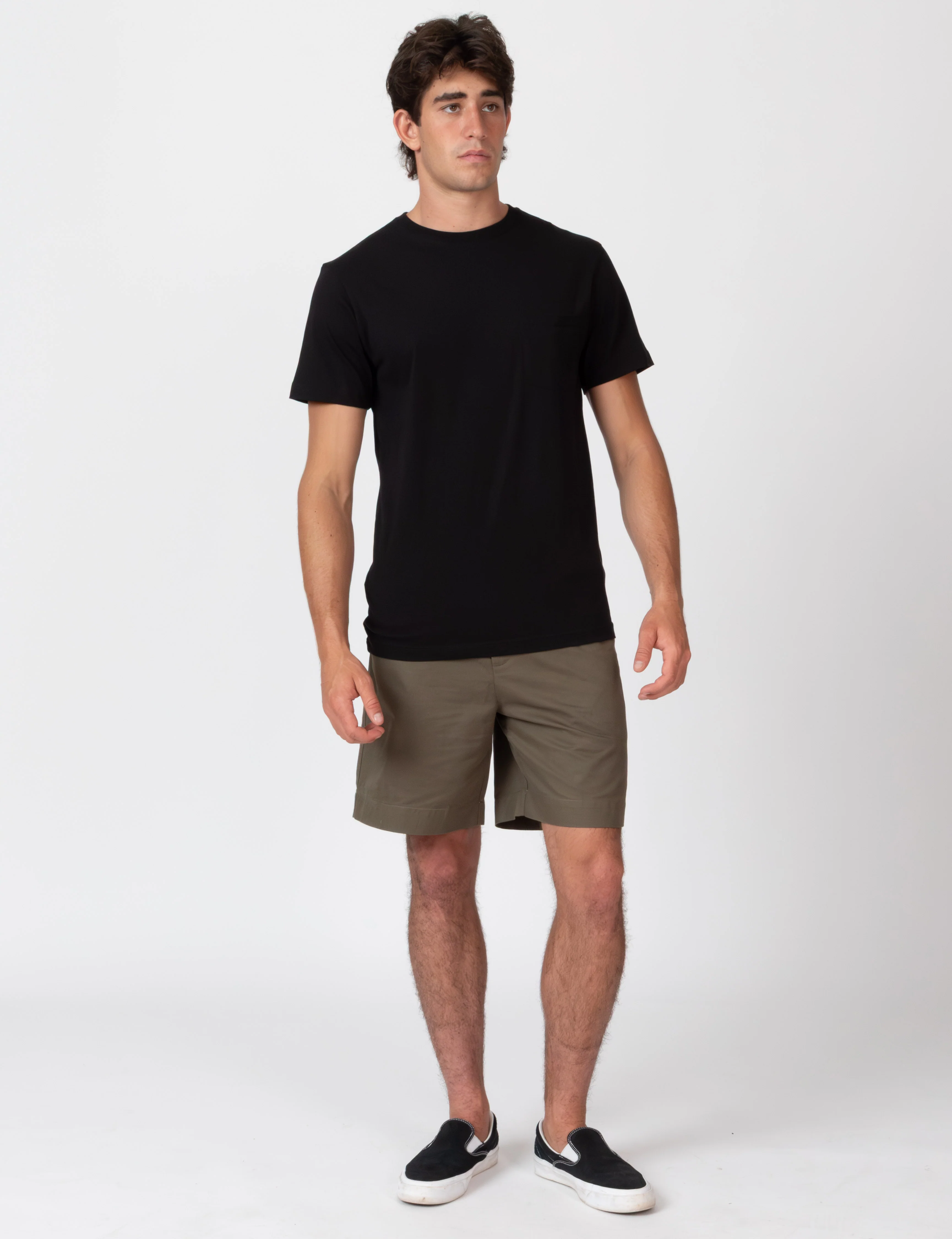 Reginald Organic Pocket Tee - Black - Image 6