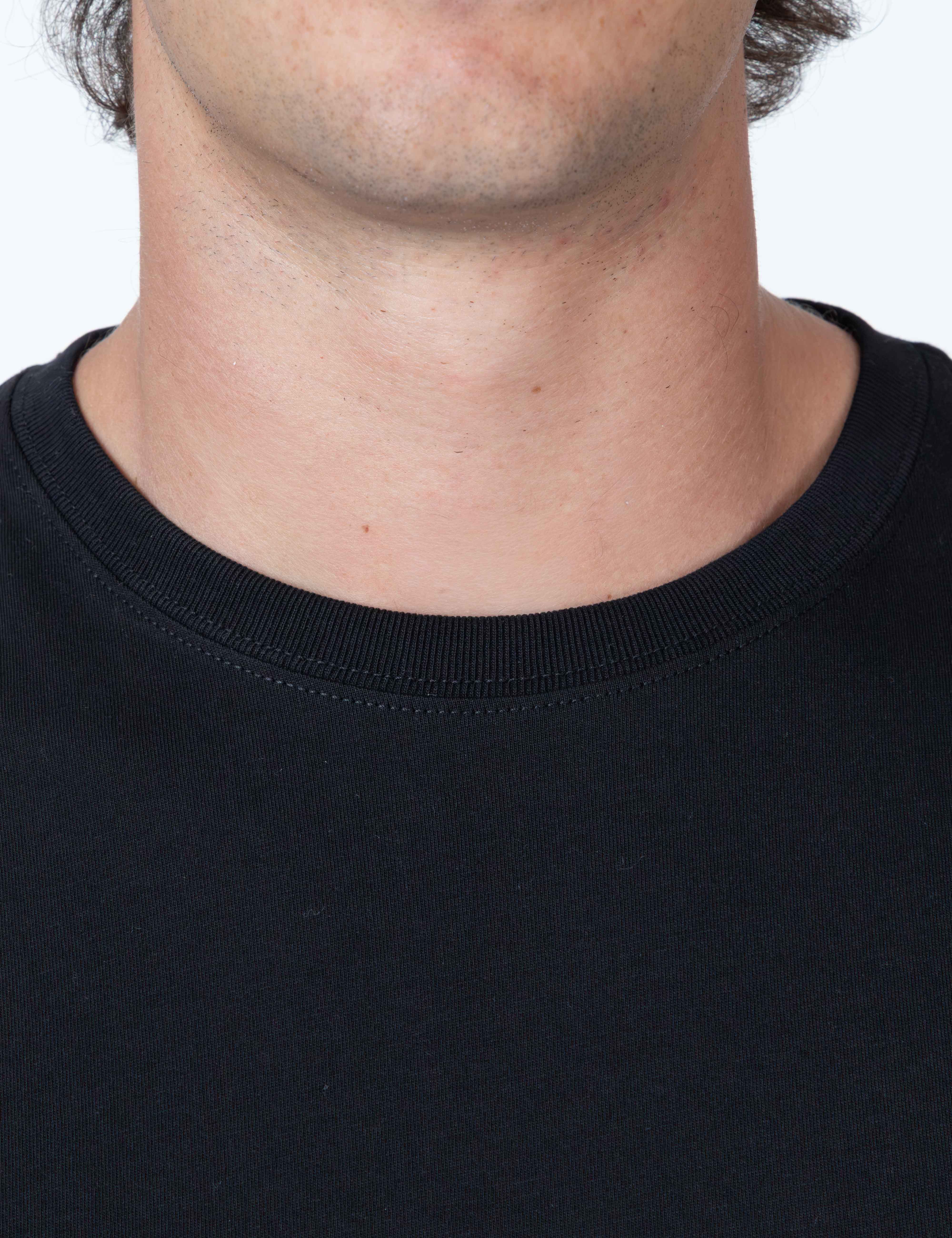 Reginald Organic Pocket Tee - Black - Image 9