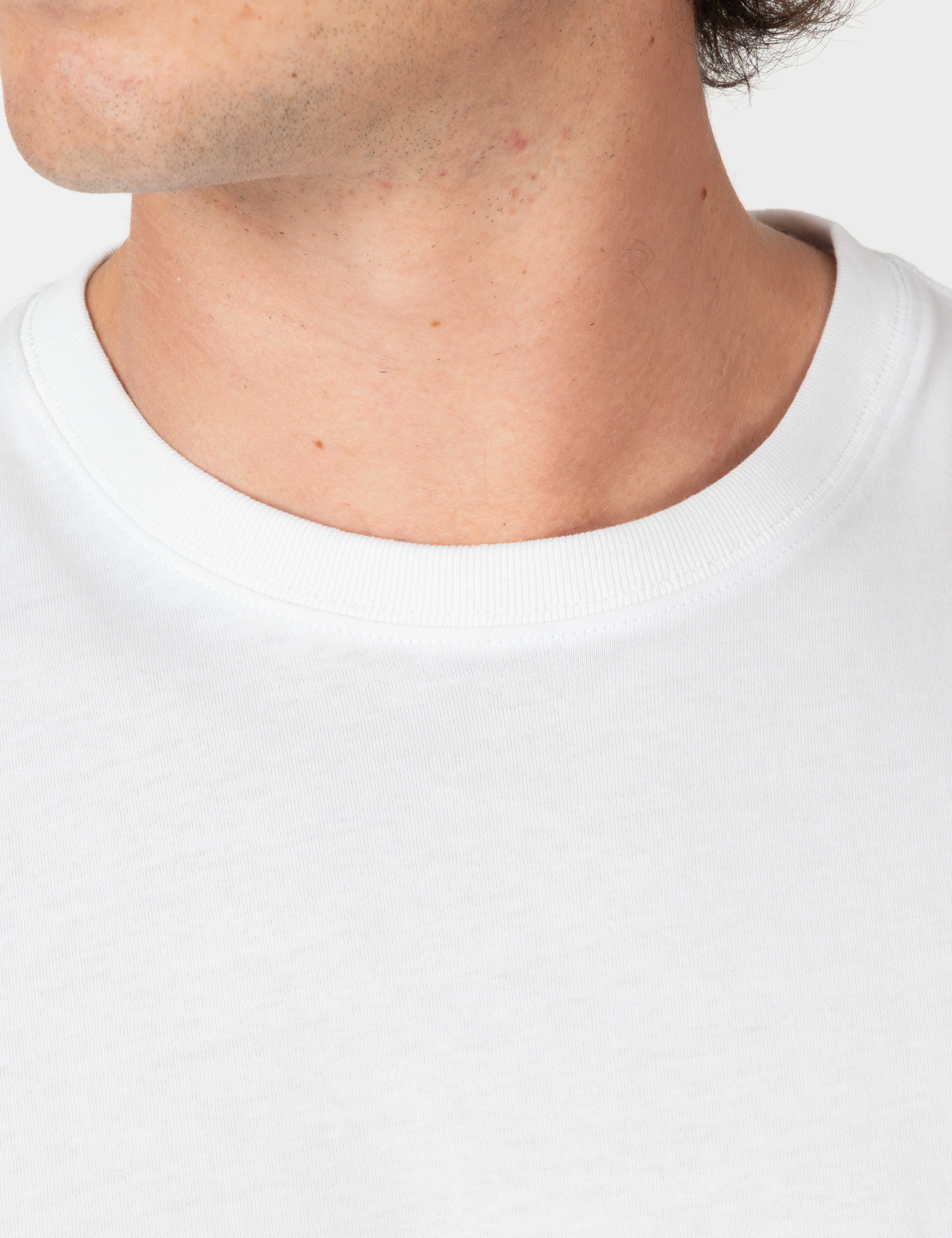 Reginald Organic Pocket Tee - White - Image 12