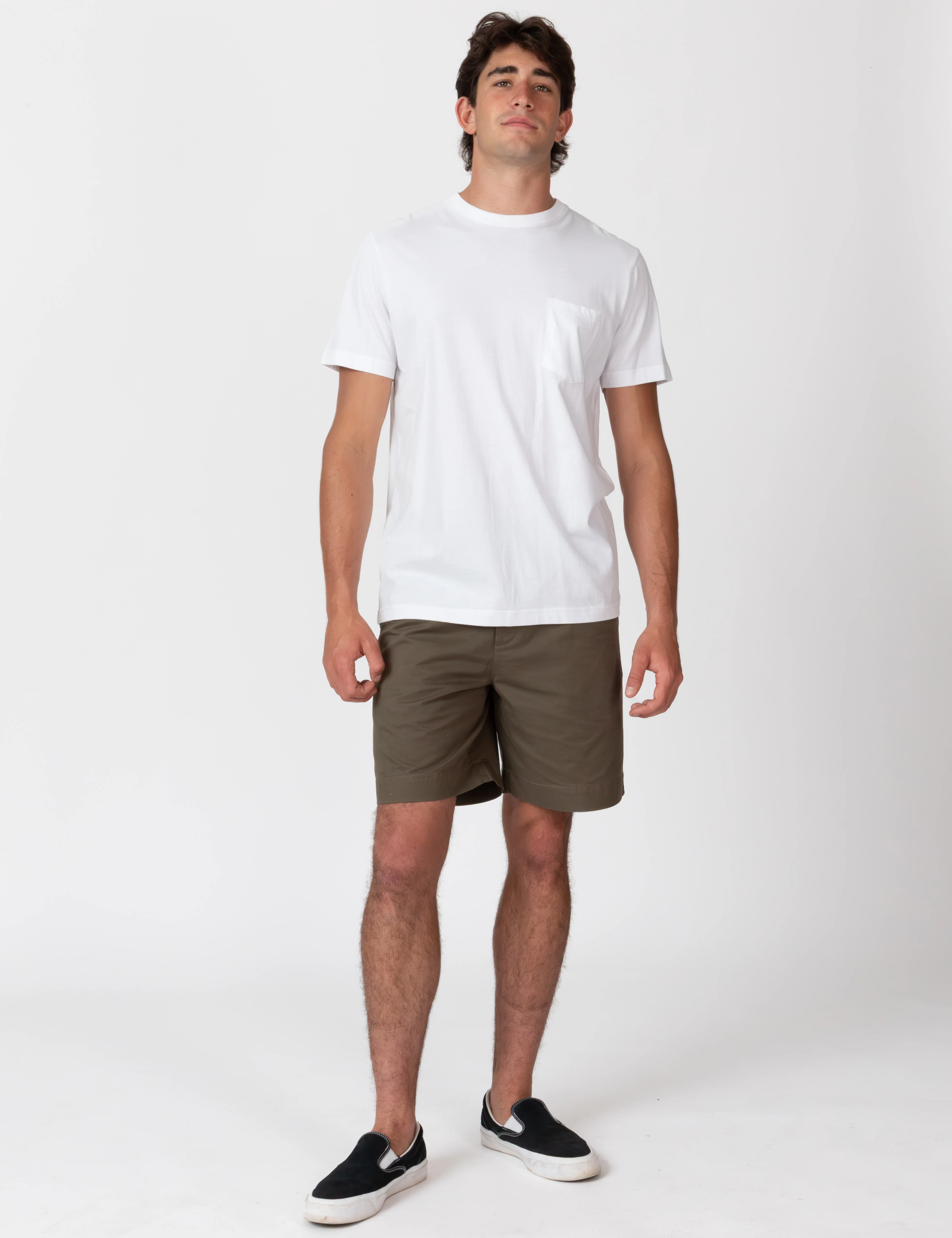 Reginald Organic Pocket Tee - White - Image 6
