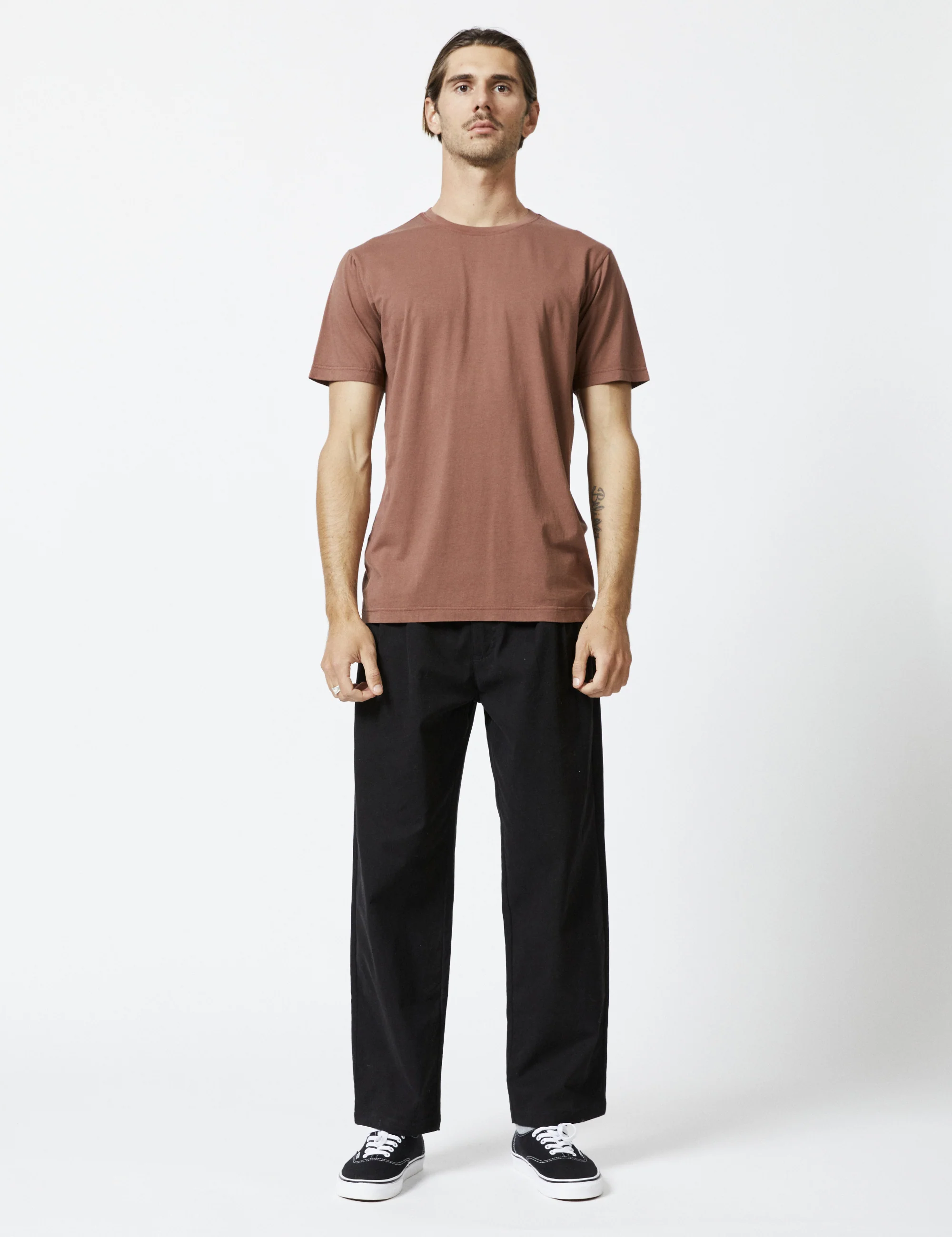 Reginald Organic Tee - Cocoa - Image 3