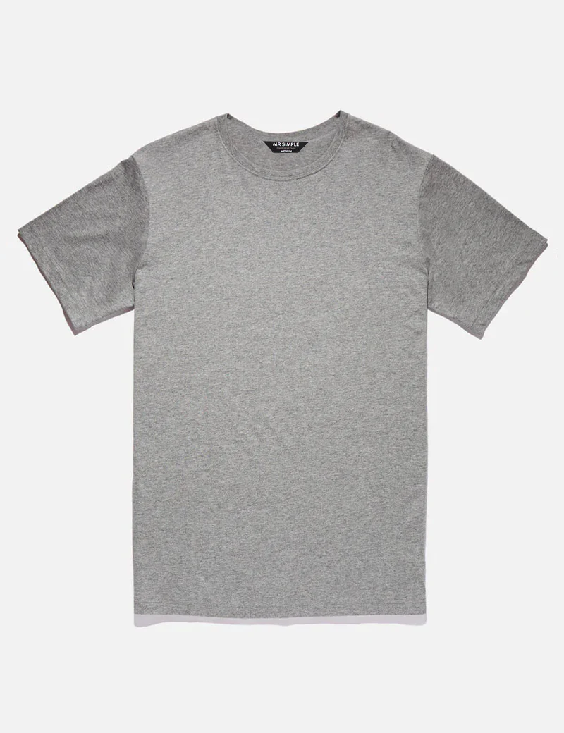 Reginald Organic Tee - Grey Marle - Image 10