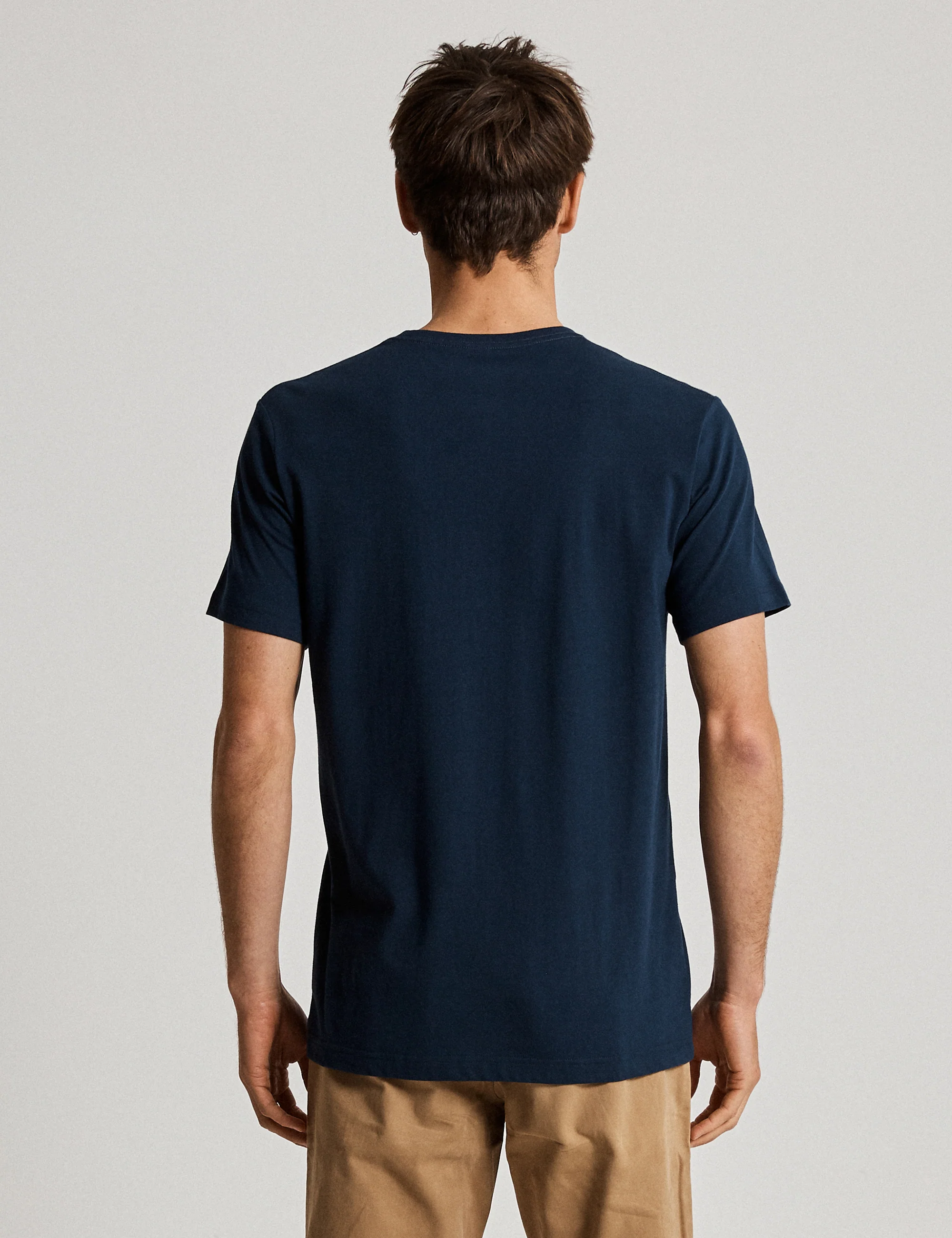 Reginald Organic Tee - Navy - Image 4