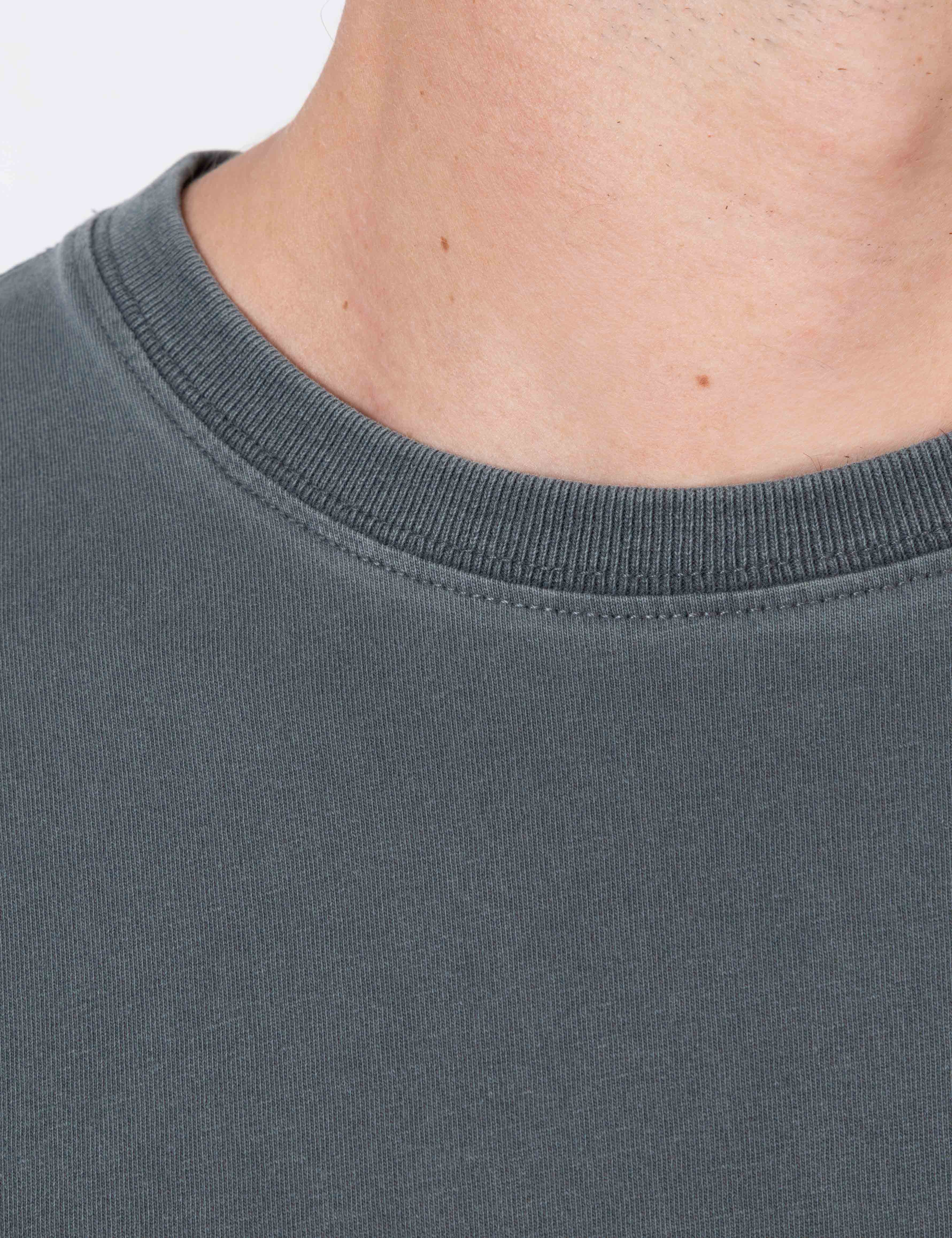 Reginald Organic Vintage Tee - Black Fade - Image 10