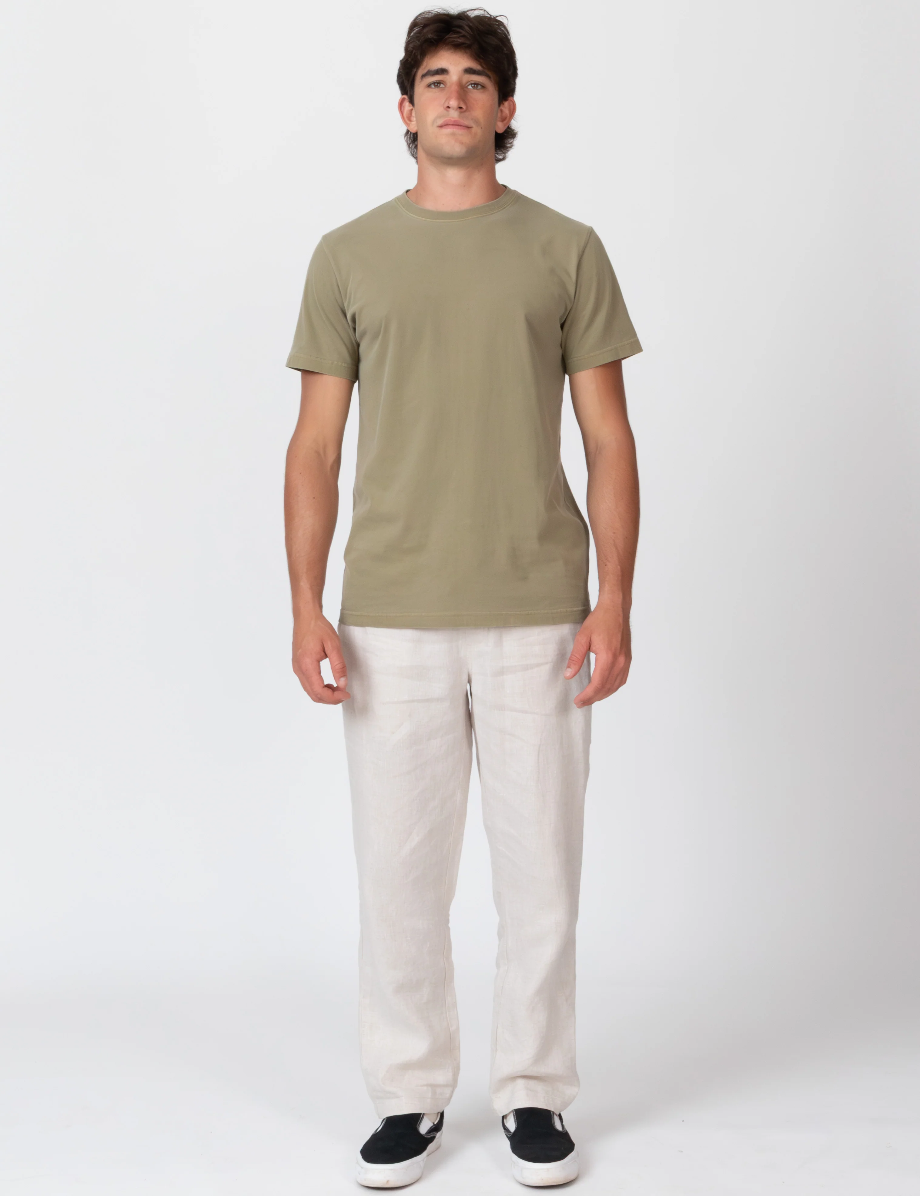 Reginald Organic Vintage Tee - Fatigue Fade - Image 6