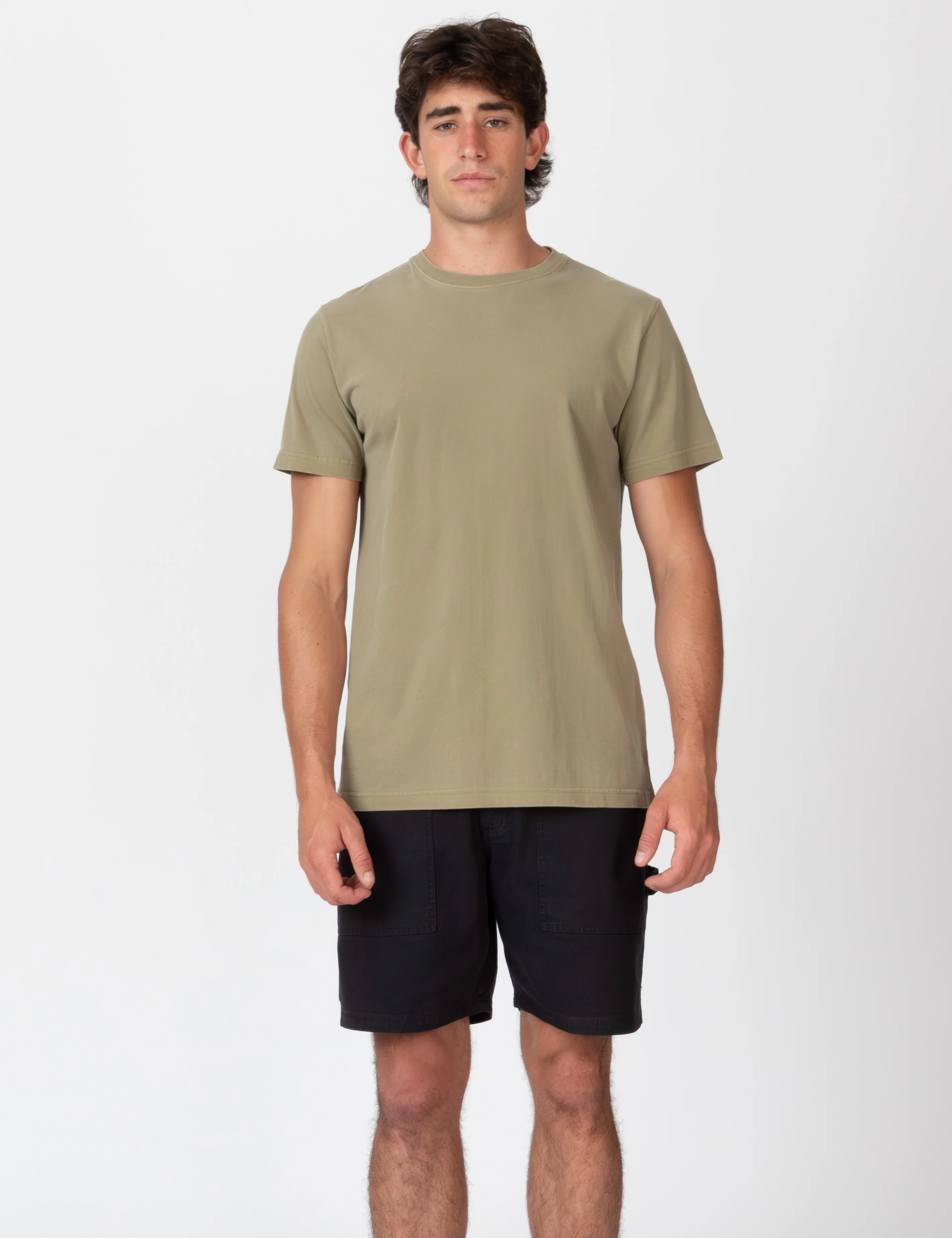 Reginald Organic Vintage Tee - Fatigue Fade - Image 7