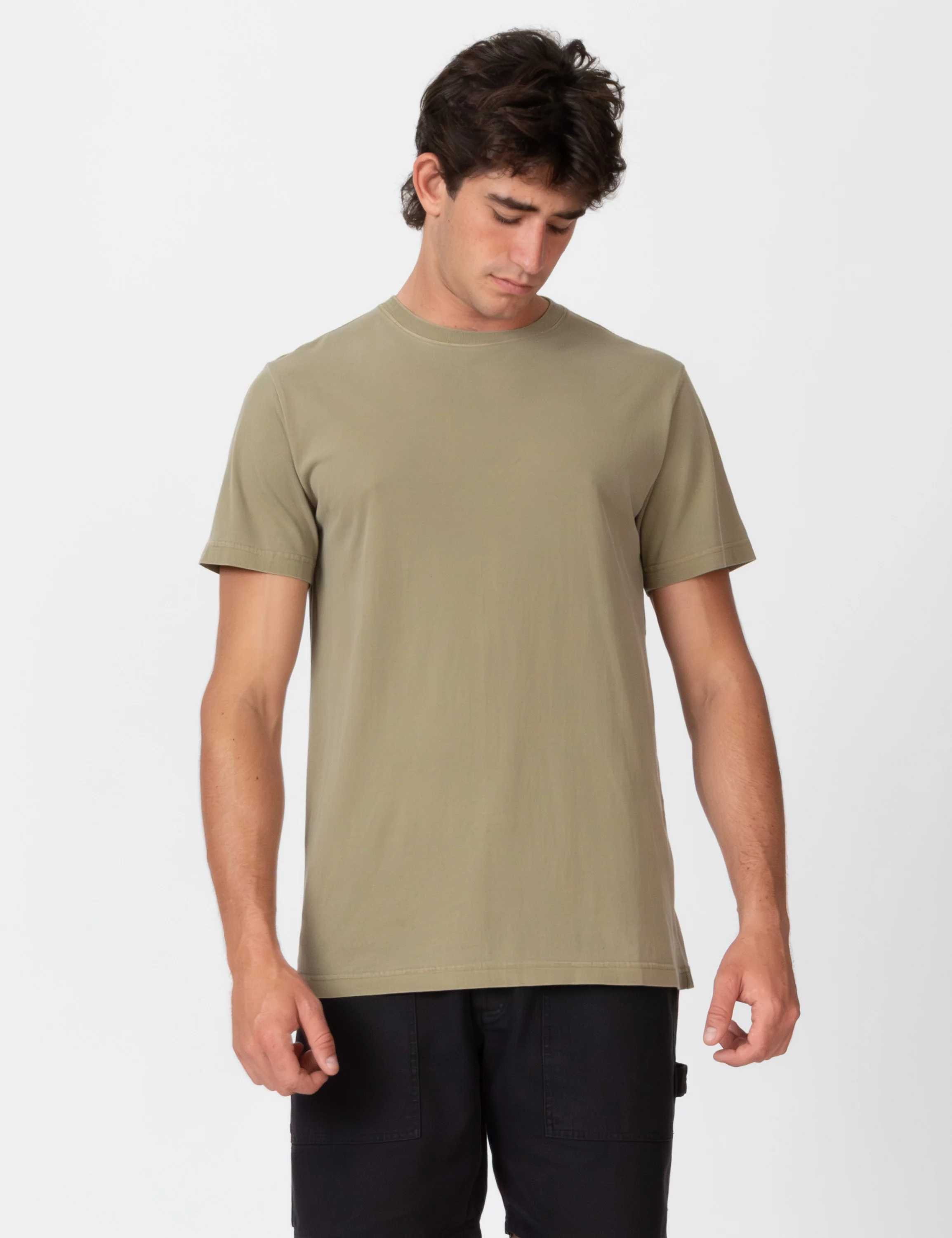 Reginald Organic Vintage Tee - Fatigue Fade - Image 8