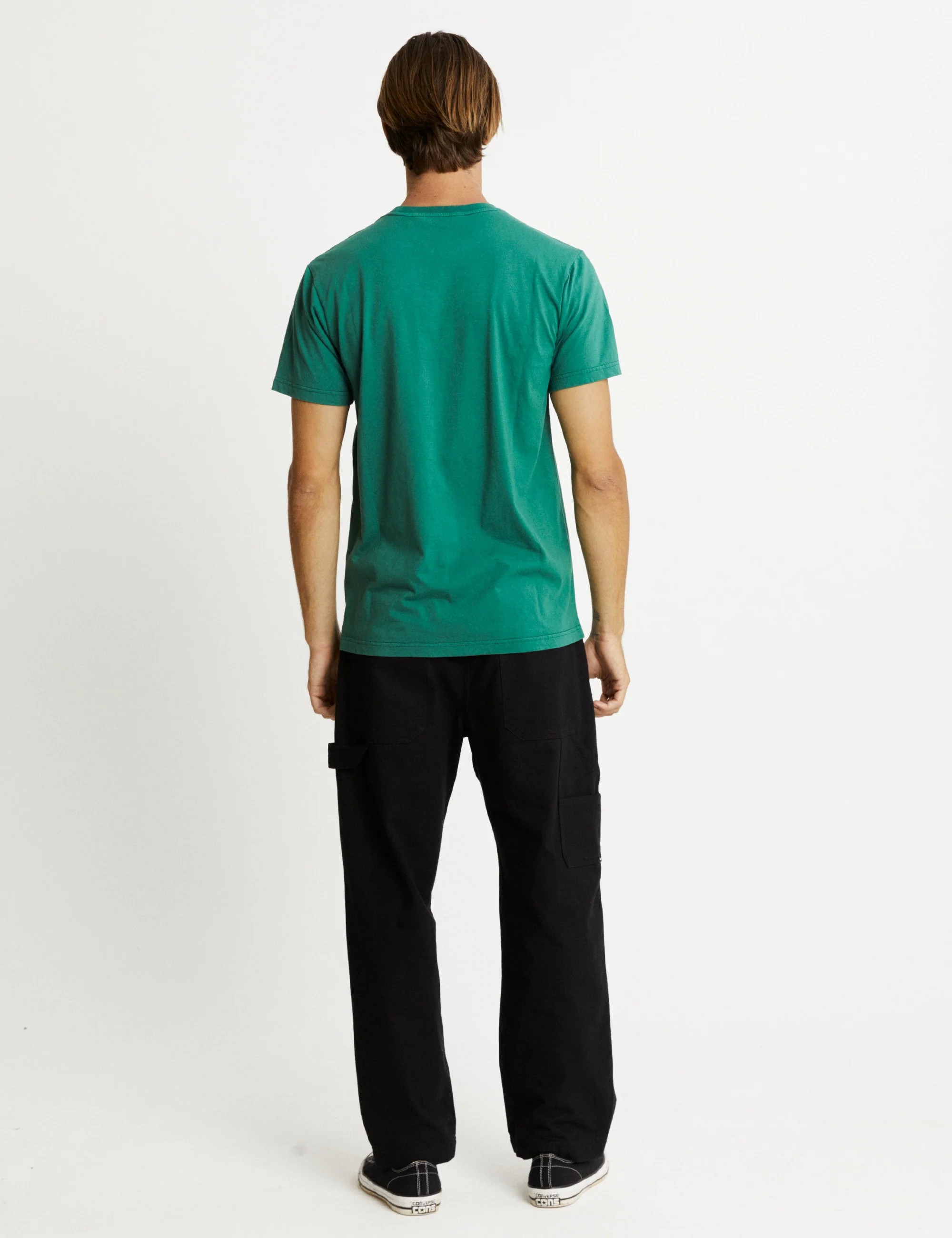 Reginald Organic Tee - Forest Green - Image 4