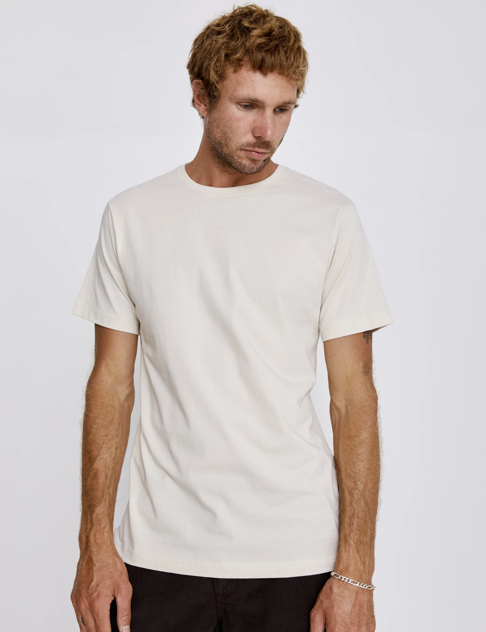 Reginald Organic Tee - Natural - Image 2