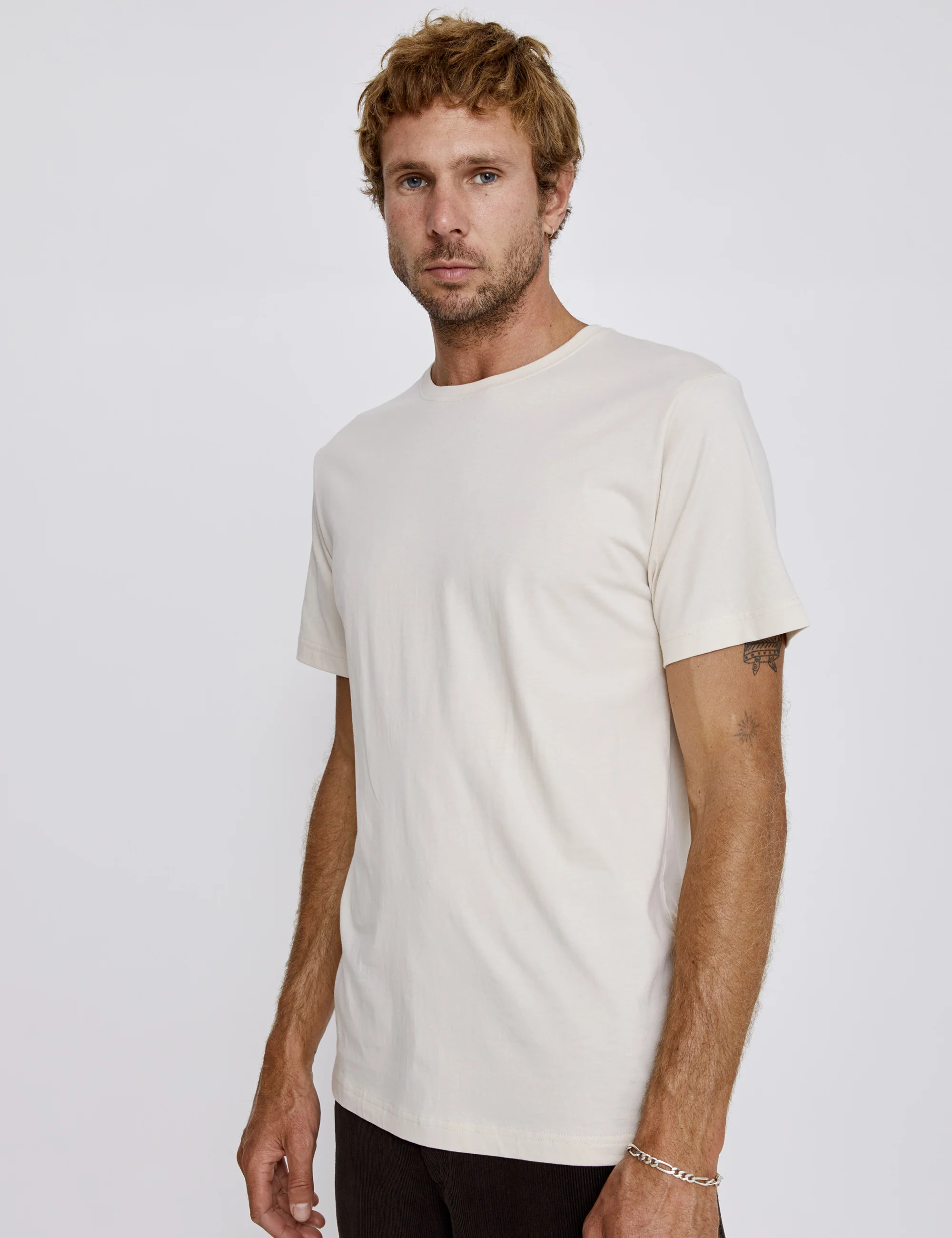 Reginald Organic Tee - Natural - Image 5