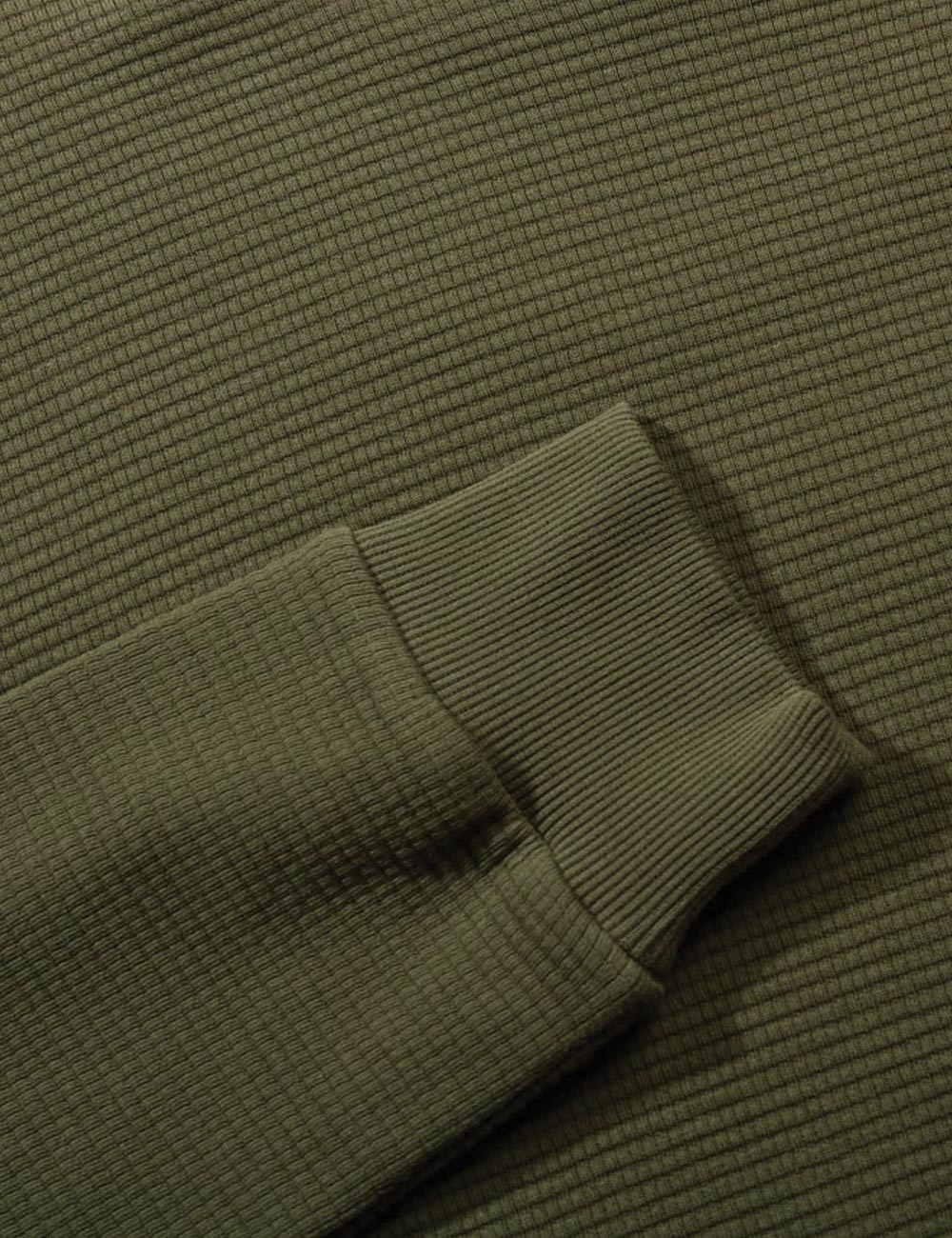 Smith Long Sleeve Waffle - Fatigue - Image 3