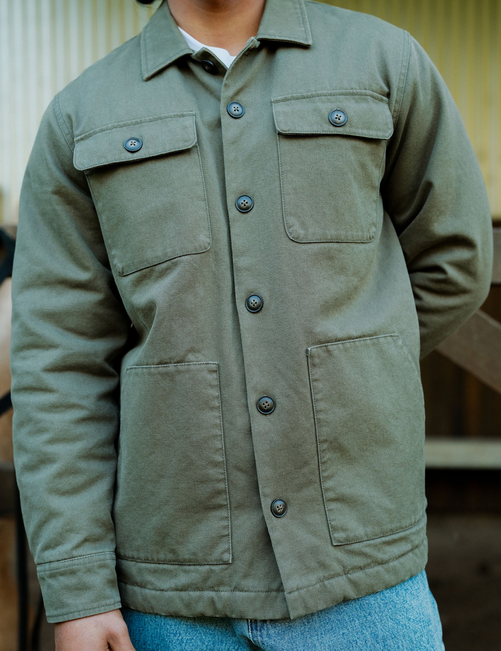 Stockyard Sherpa Jacket - Fatigue - Image 3