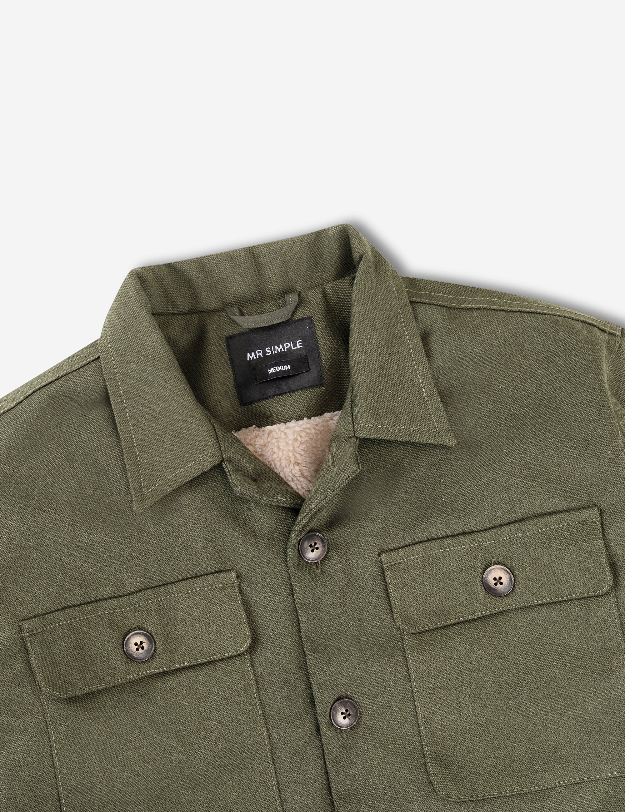 Stockyard Sherpa Jacket - Fatigue - Image 4