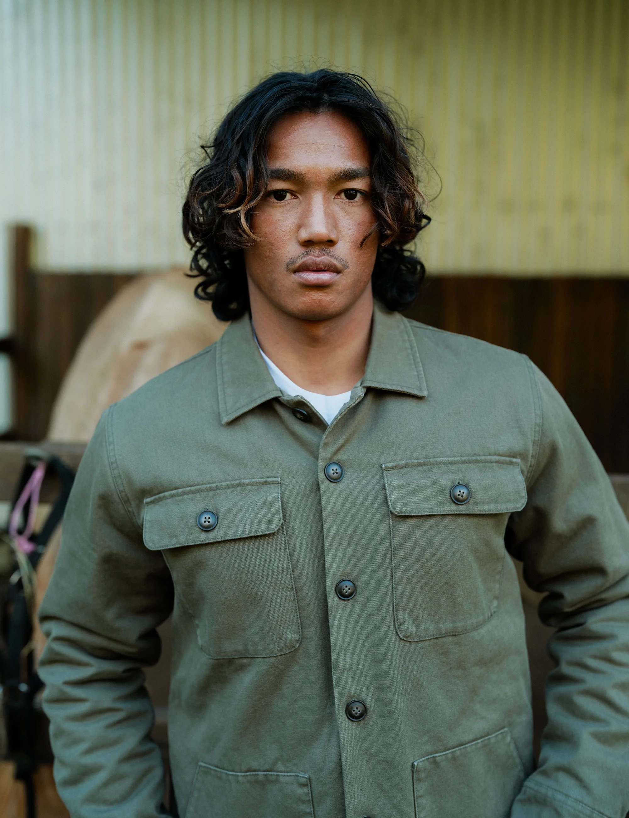 Stockyard Sherpa Jacket - Fatigue - Image 5