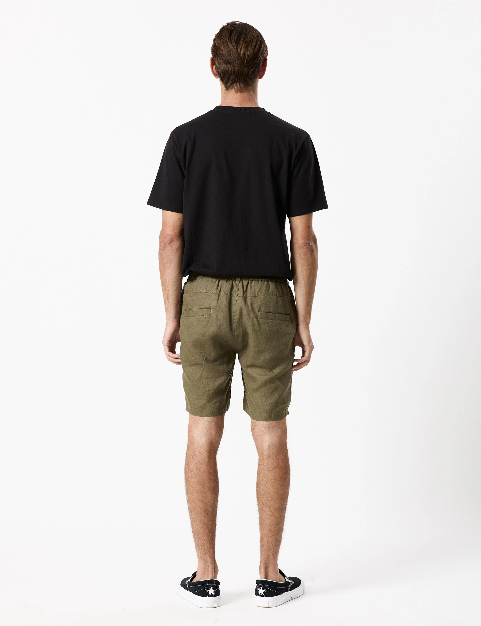 Tanner 3.0 Linen Shorts - Fatigue - Image 10