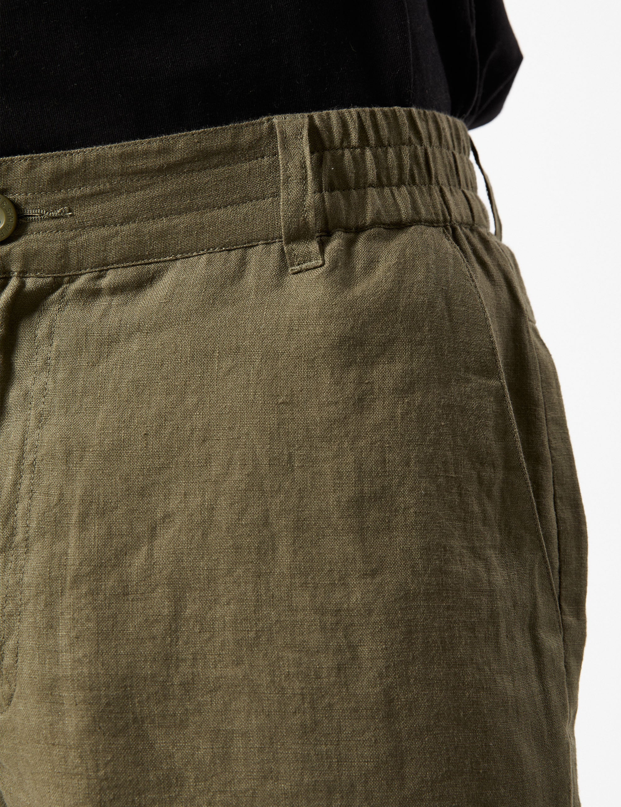 Tanner 3.0 Linen Shorts - Fatigue - Image 7