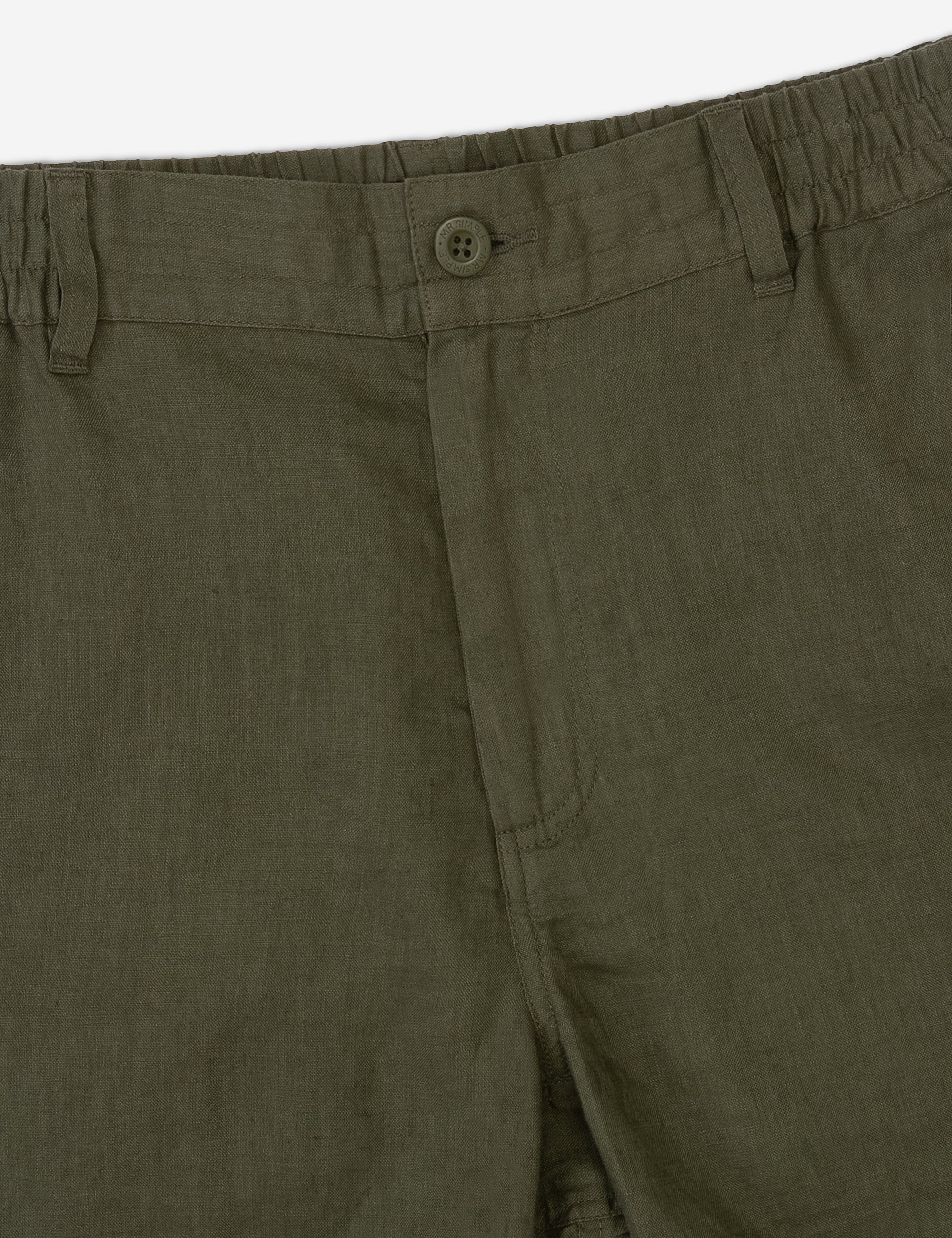 Tanner 3.0 Linen Shorts - Fatigue - Image 8