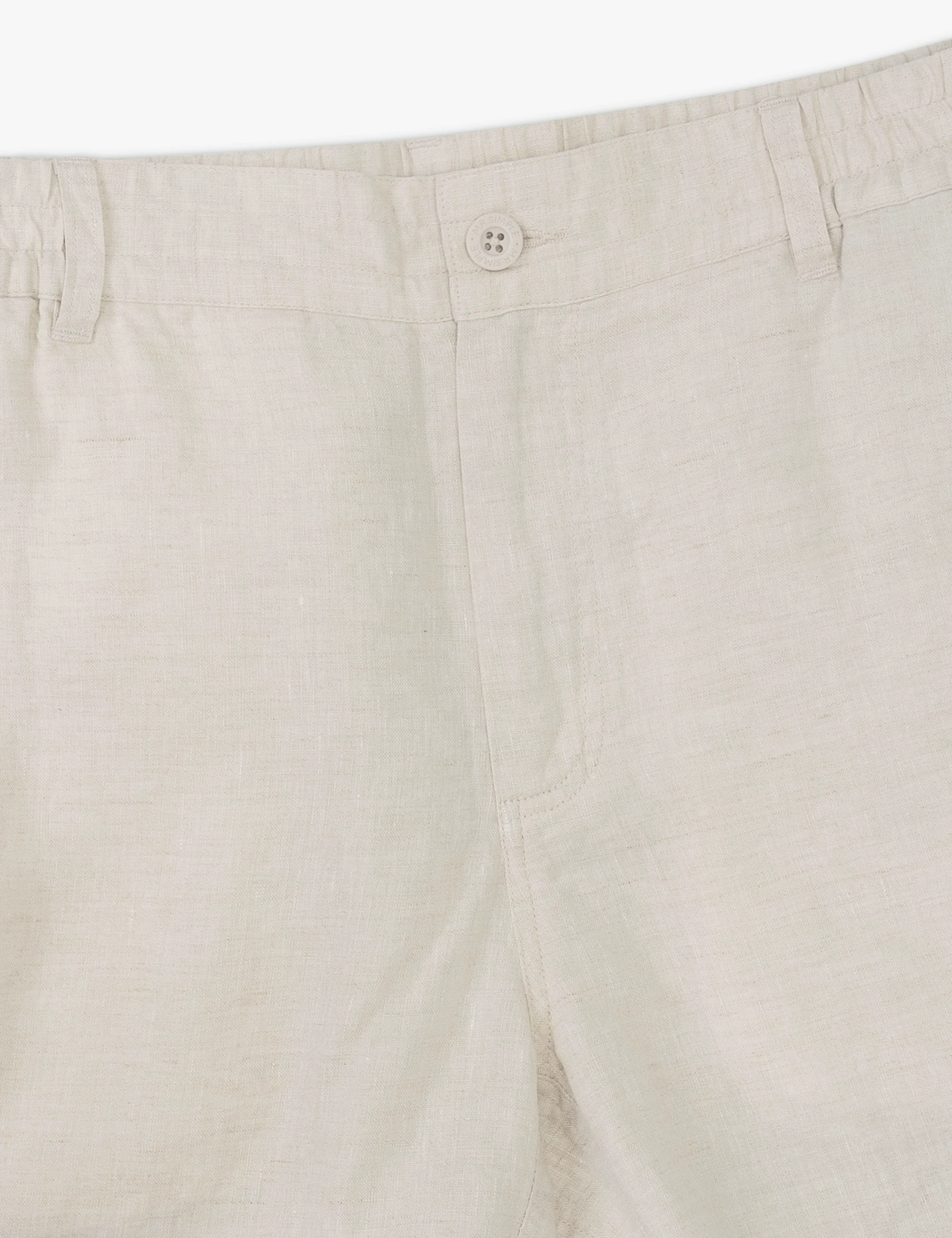 Tanner 3.0 Linen Shorts - Natural - Image 12