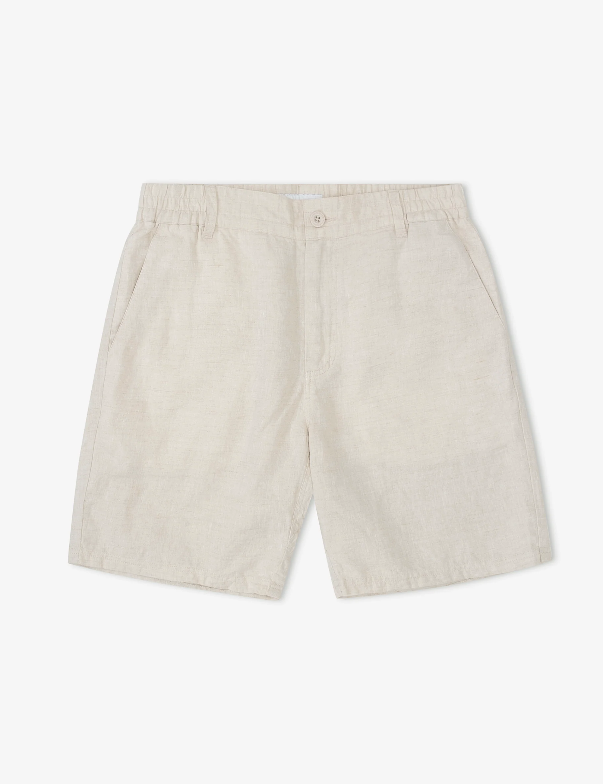 Tanner 3.0 Linen Shorts - Natural - Image 13