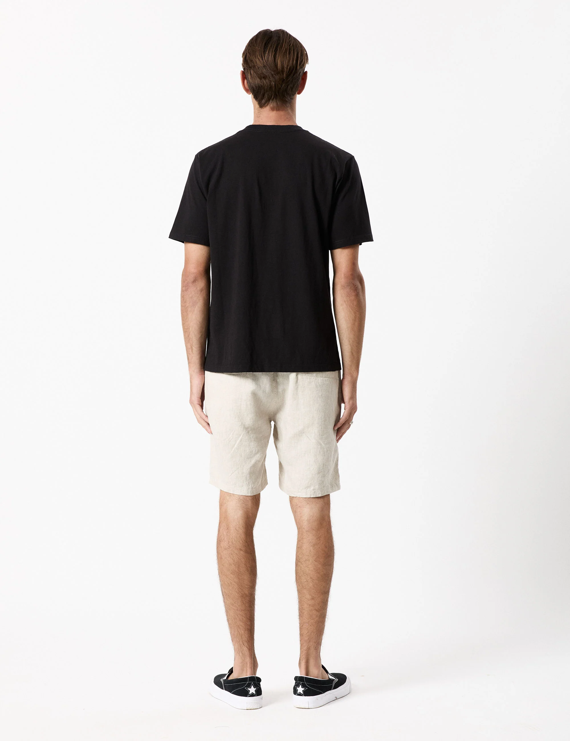 Tanner 3.0 Linen Shorts - Natural - Image 8
