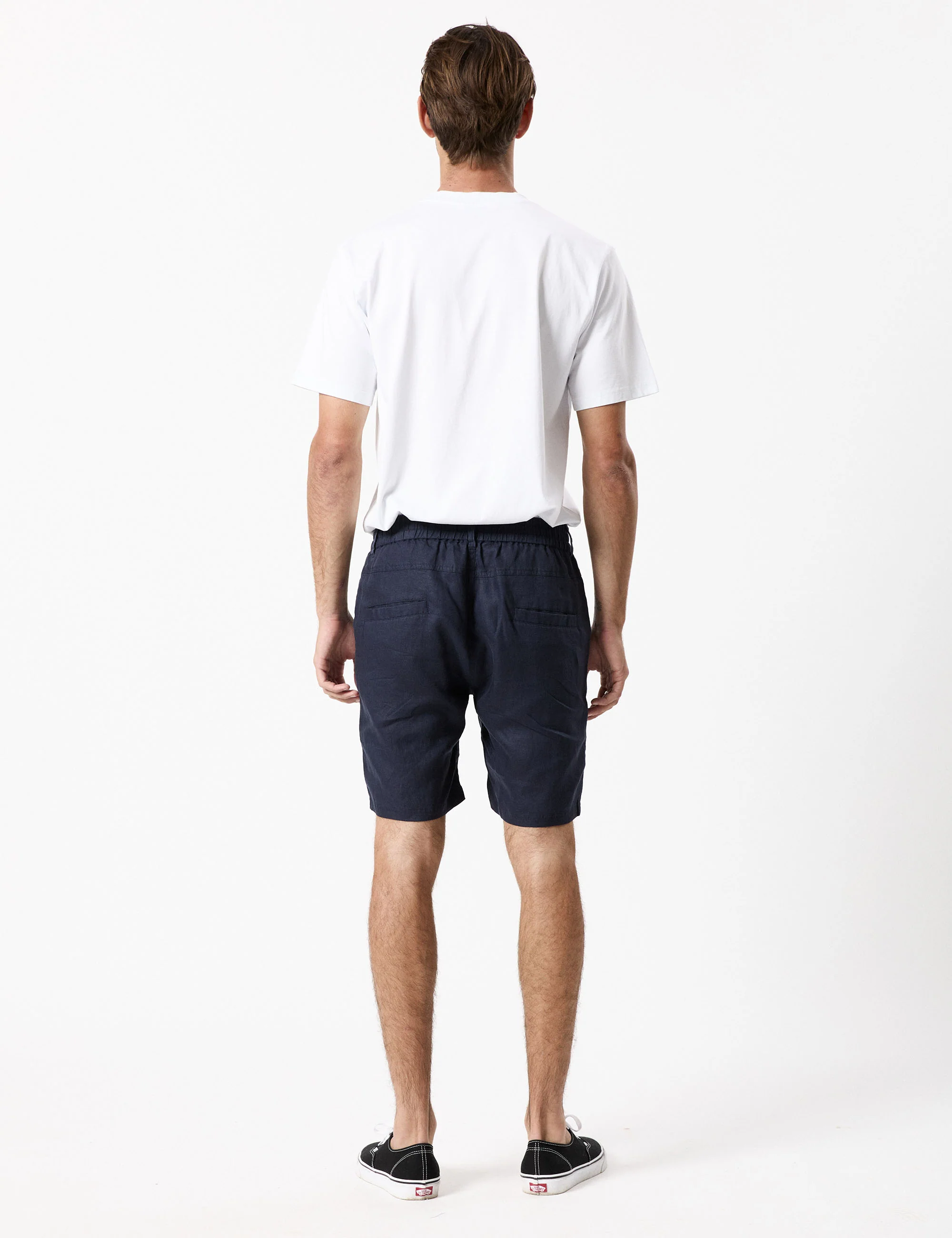 Tanner 3.0 Linen Shorts - Navy - Image 5