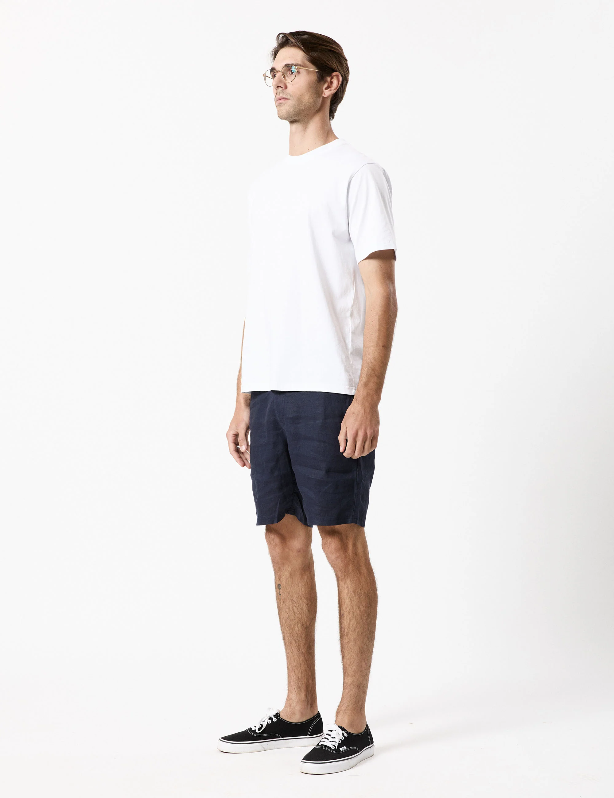 Tanner 3.0 Linen Shorts - Navy - Image 9