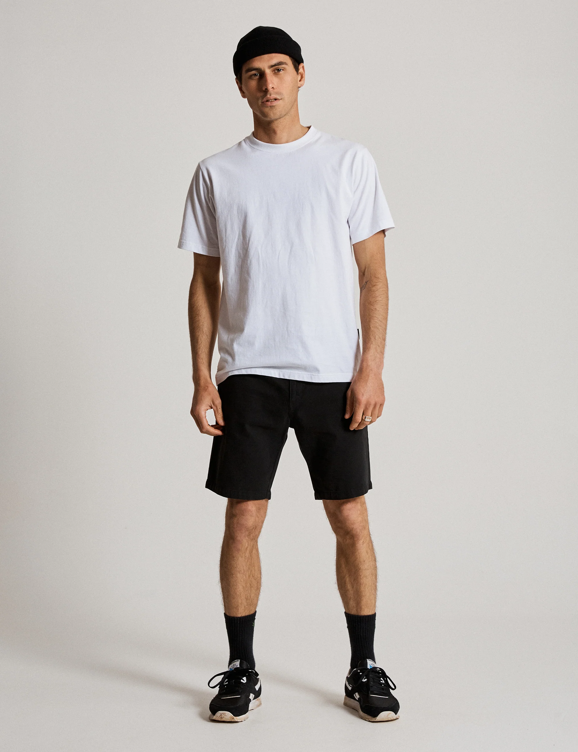 Taylor Stretch Chino Short - Black - Image 8