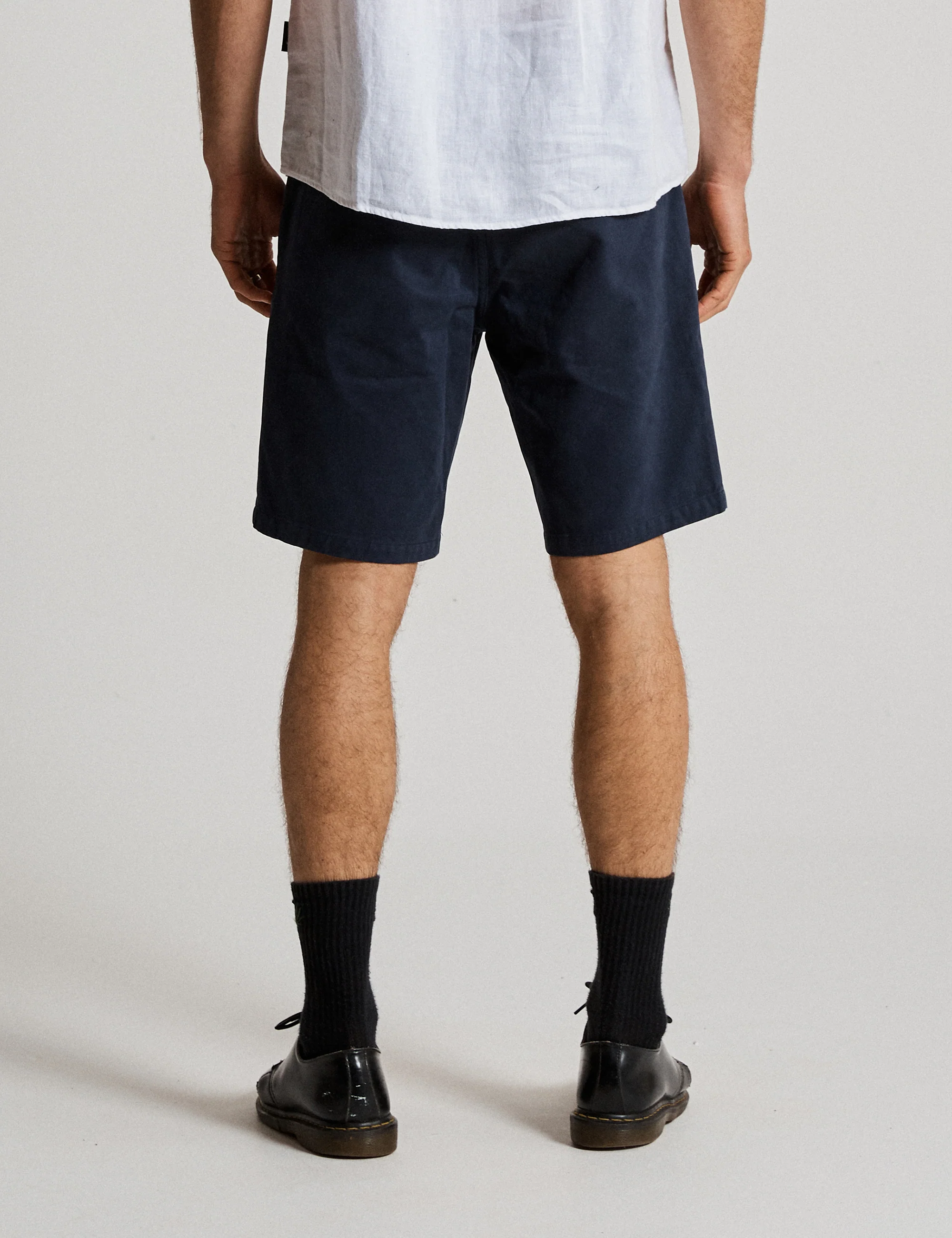 Taylor Stretch Chino Short - Navy - Image 5